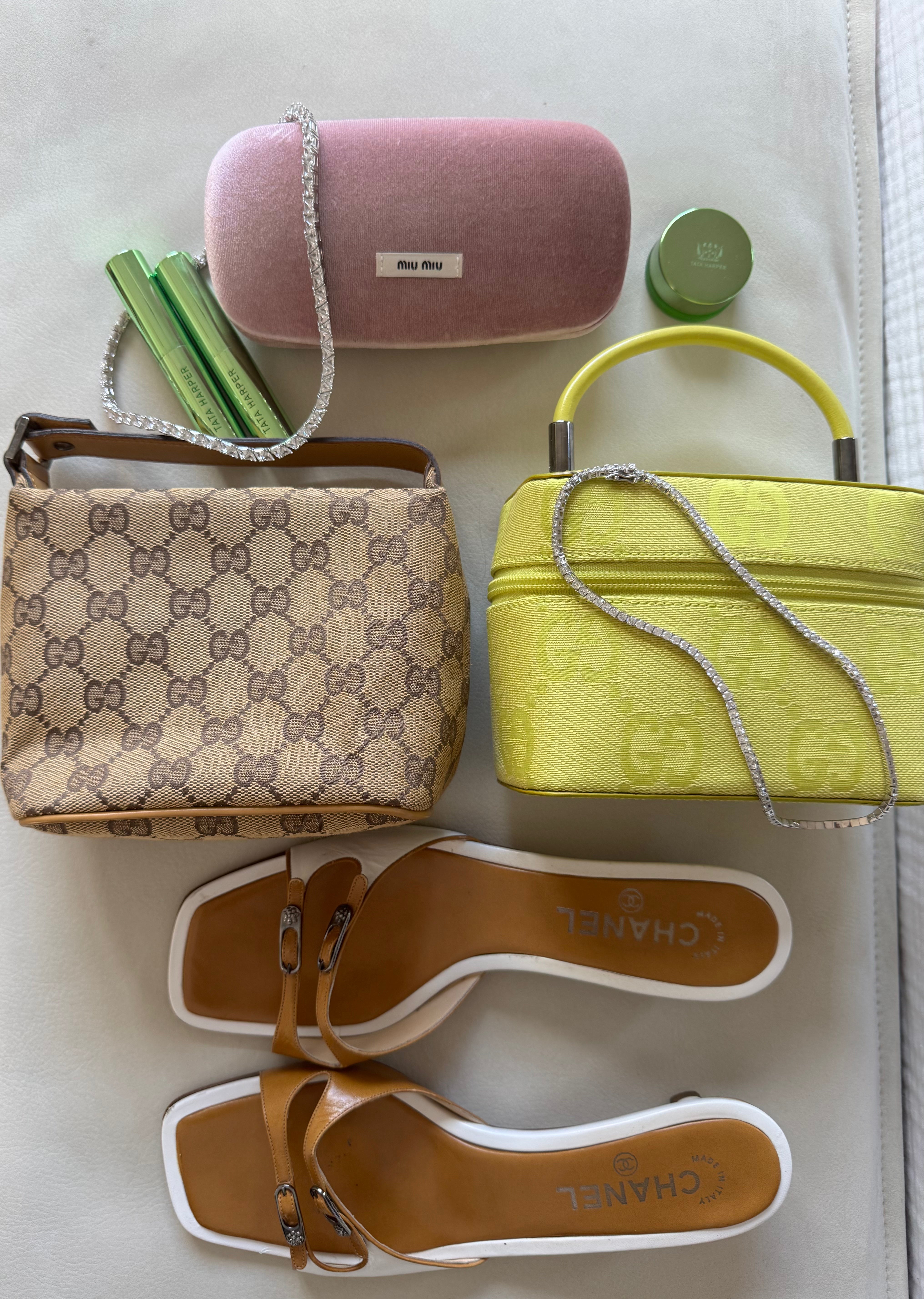 Gucci GG Neutral Canvas Mini Handbag