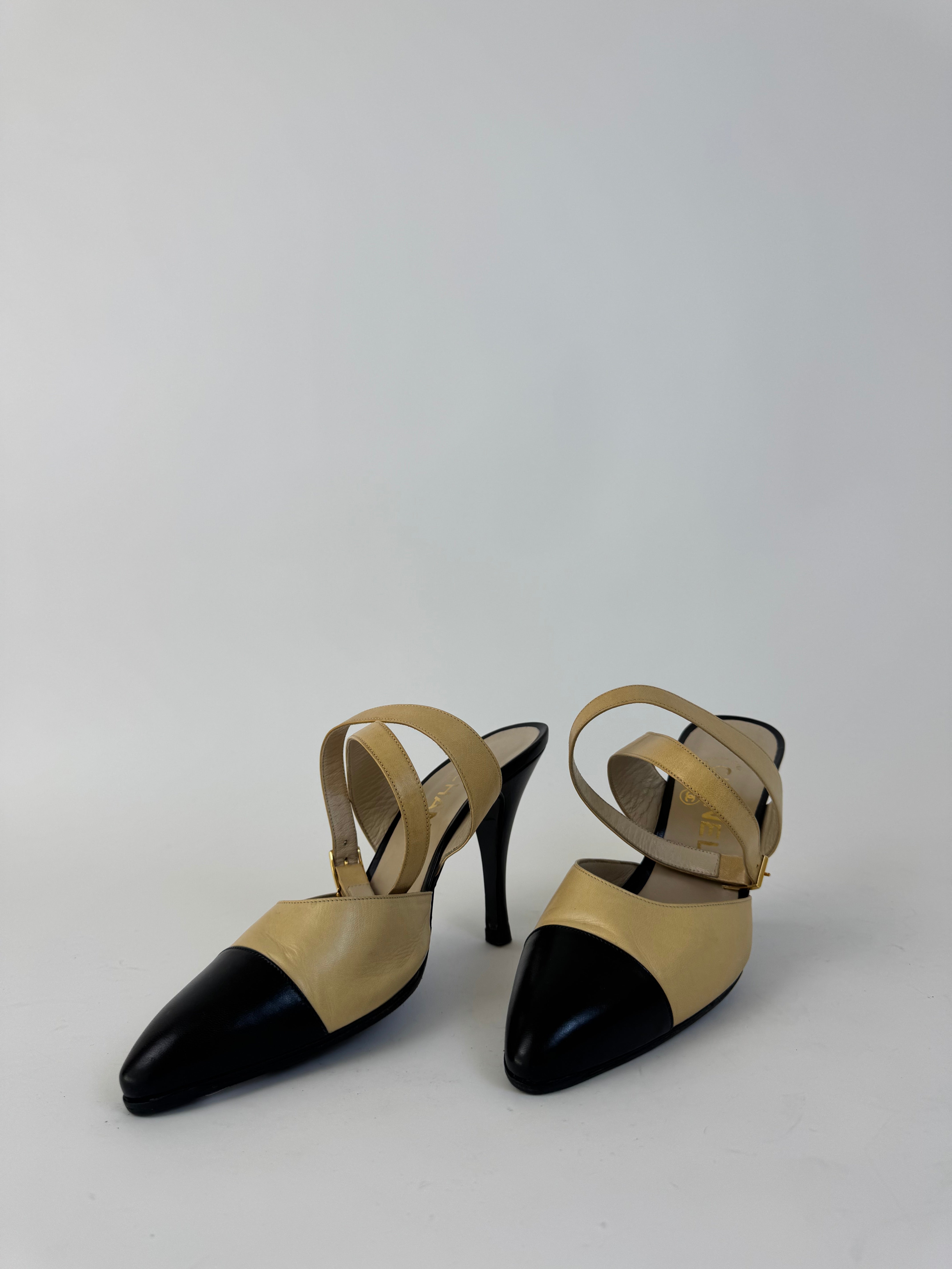 Chanel Ankle Strap Pumps 38.5