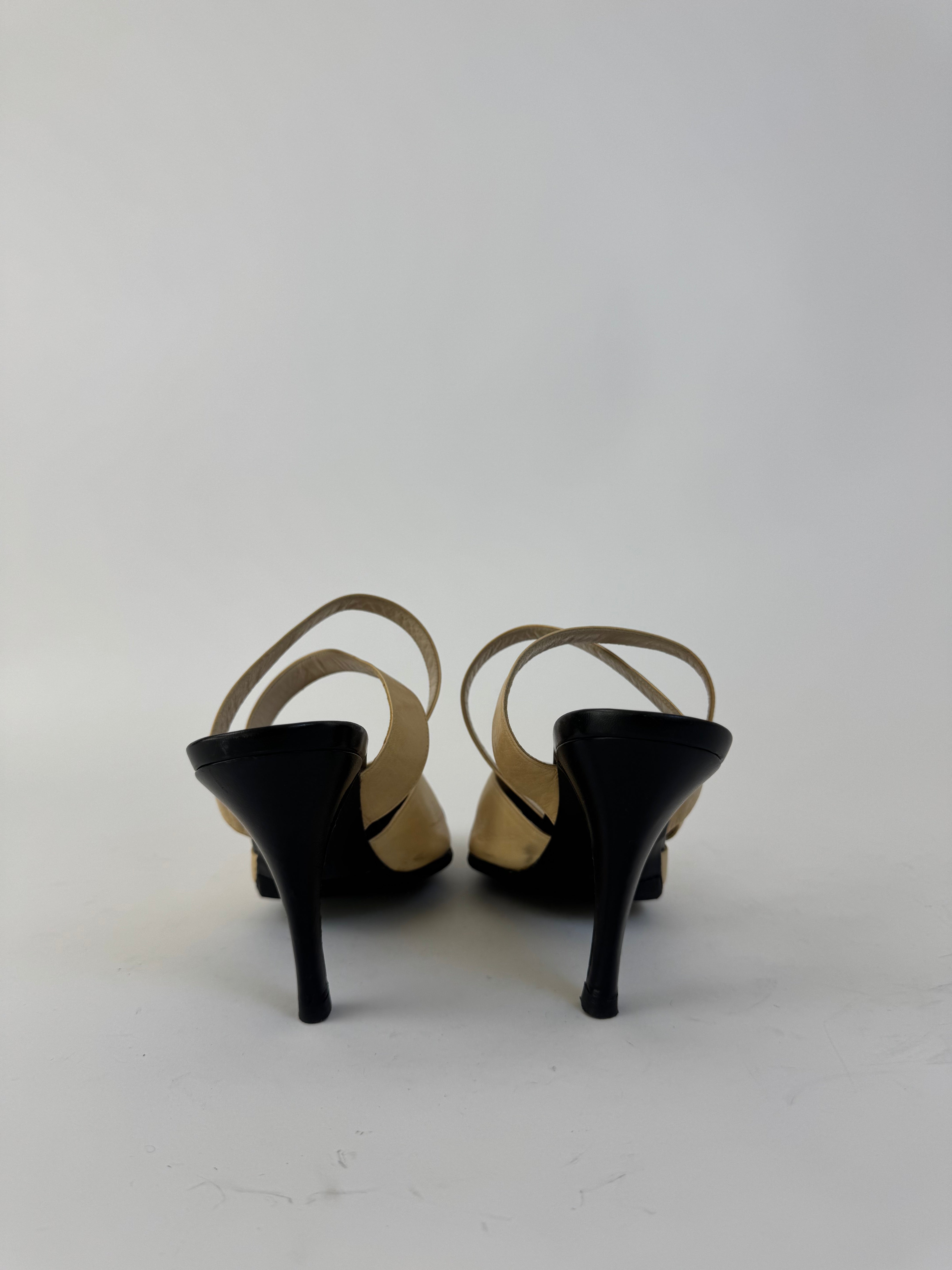 Chanel Ankle Strap Pumps 38.5