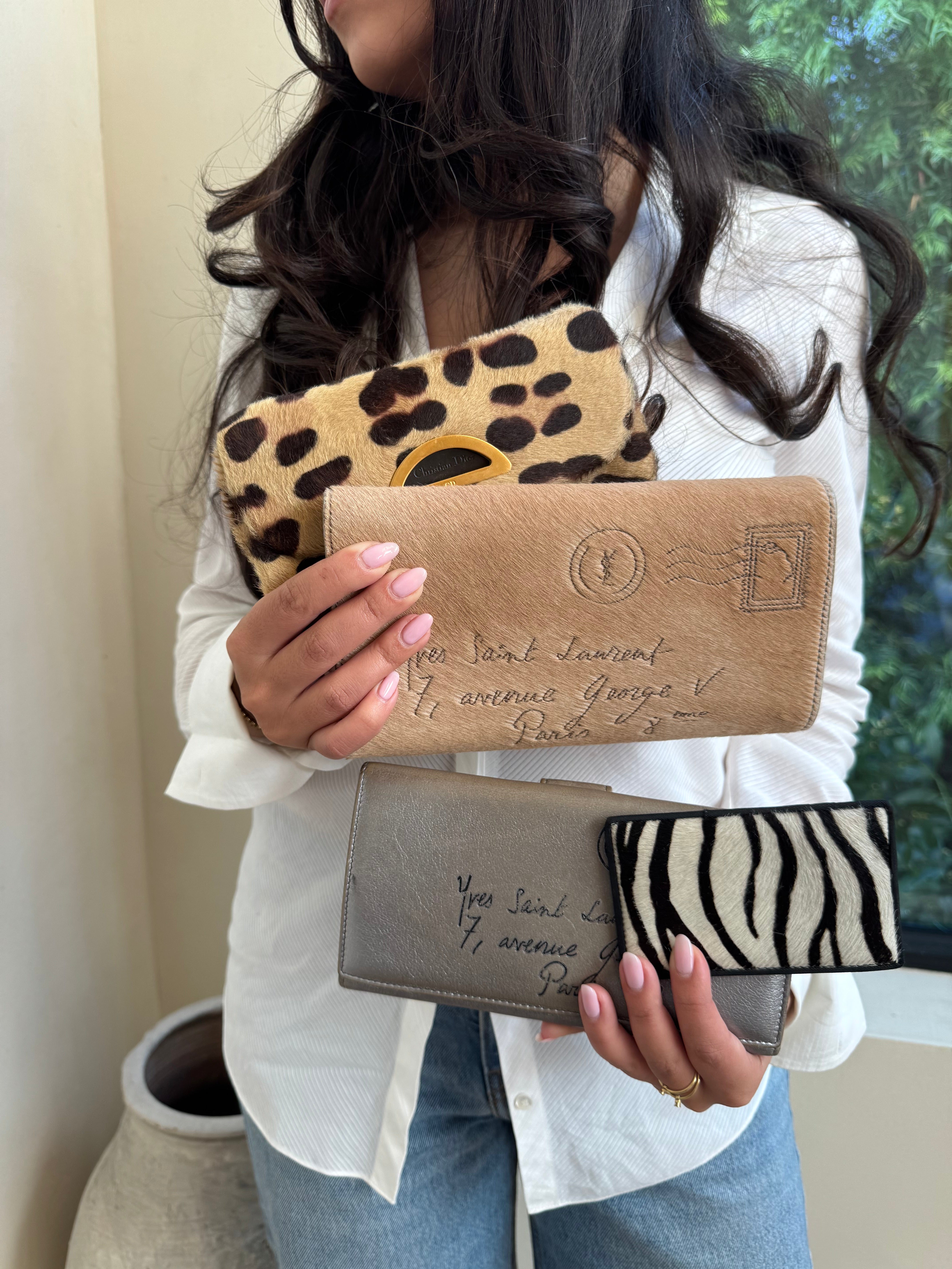 YSL Vintage Mailer Wallet