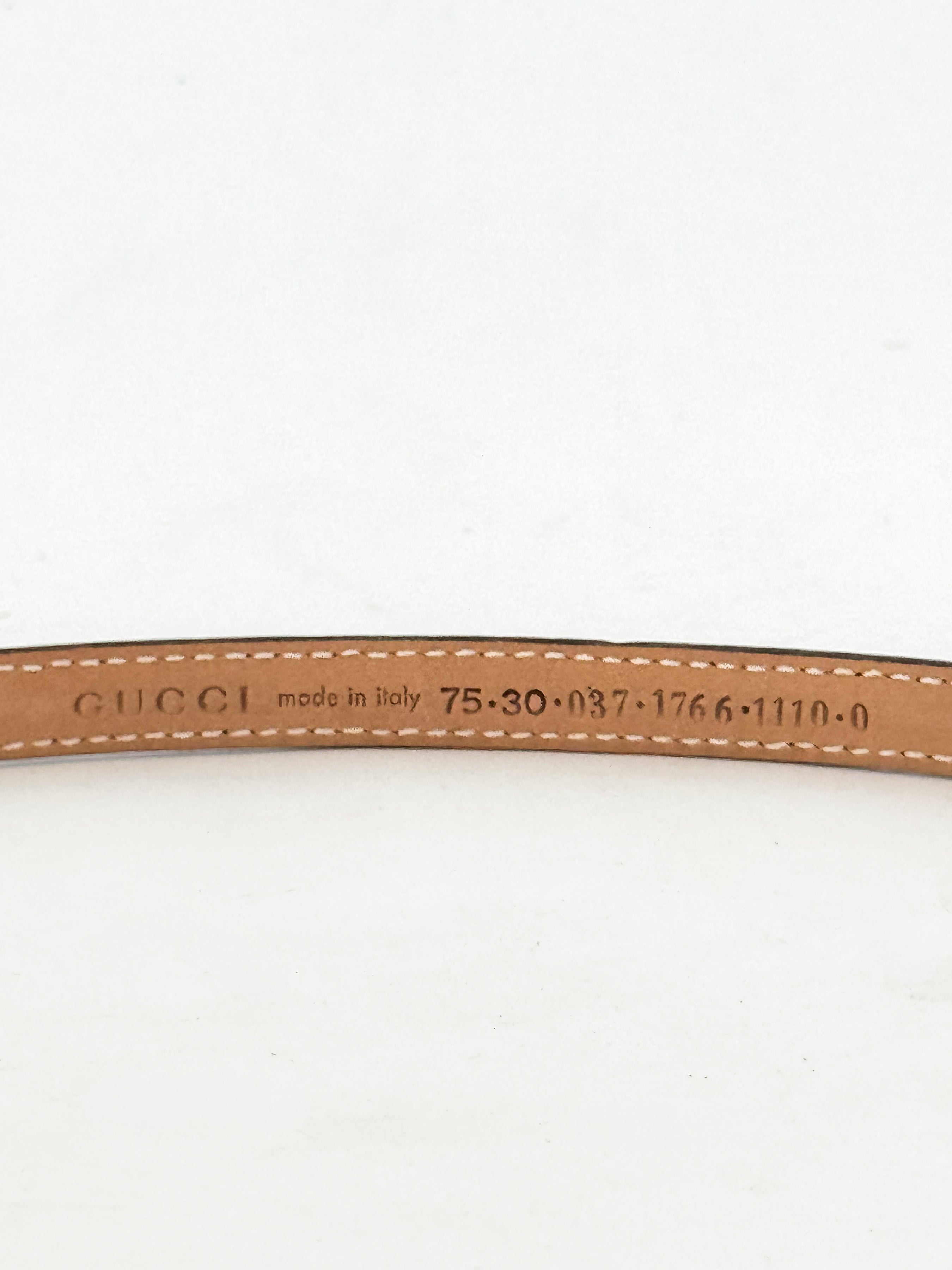 Gucci Tom Ford Slim Horsebit Belt 75 Small/Medium