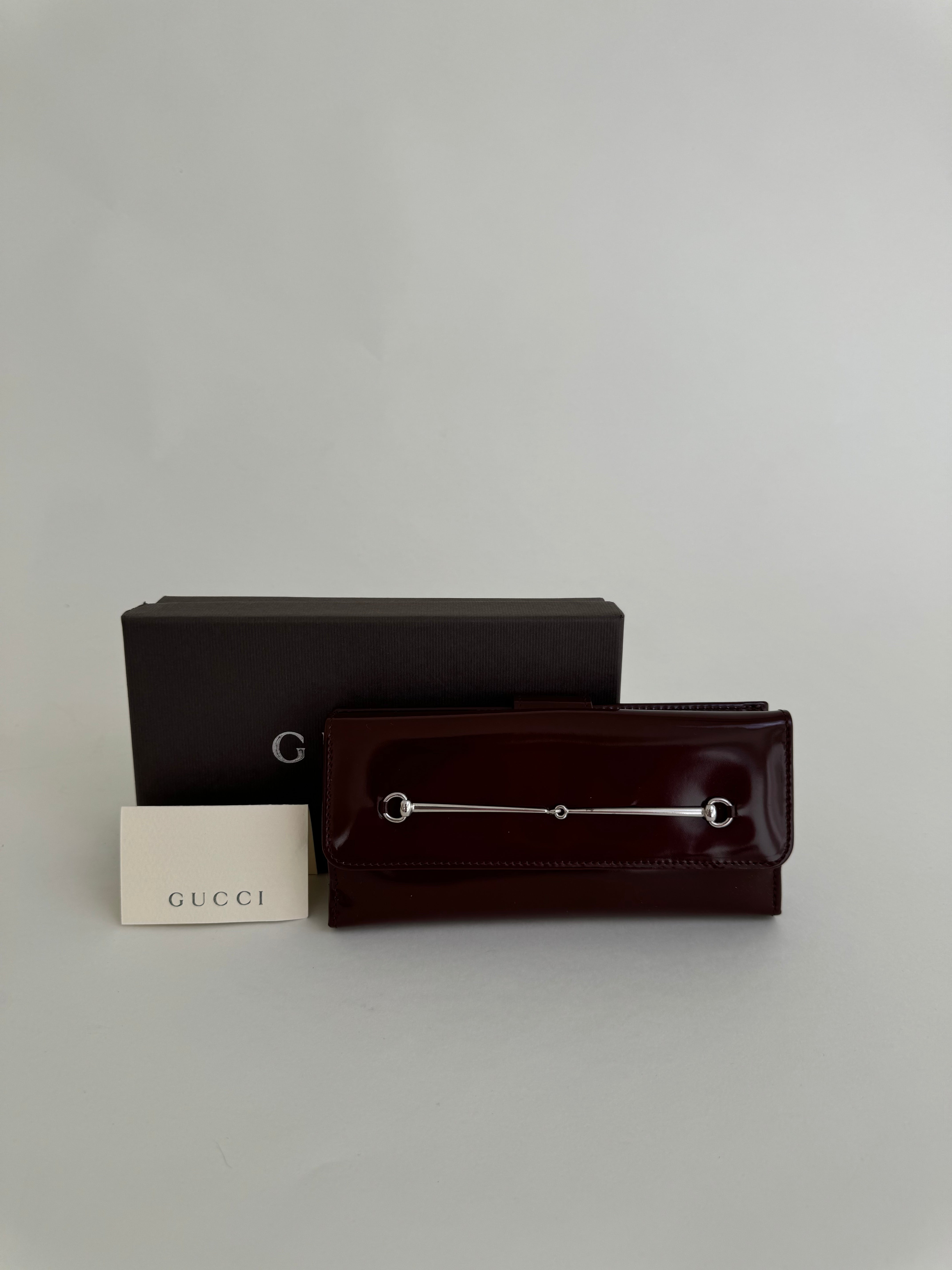 Gucci Tom Ford Slim Horsebit Wallet New