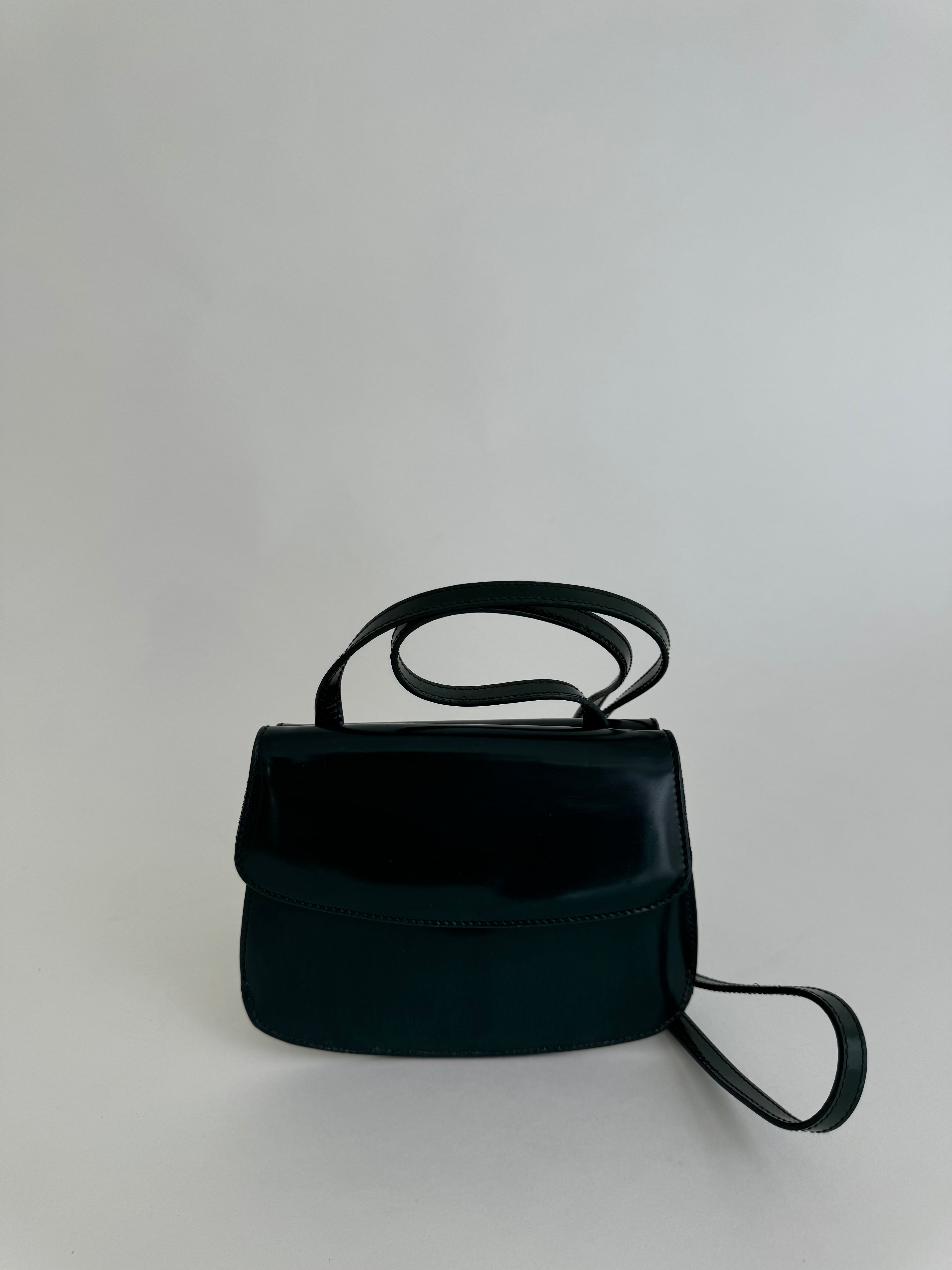 Gucci Tom Ford Horsebit Shoulder Bag Green