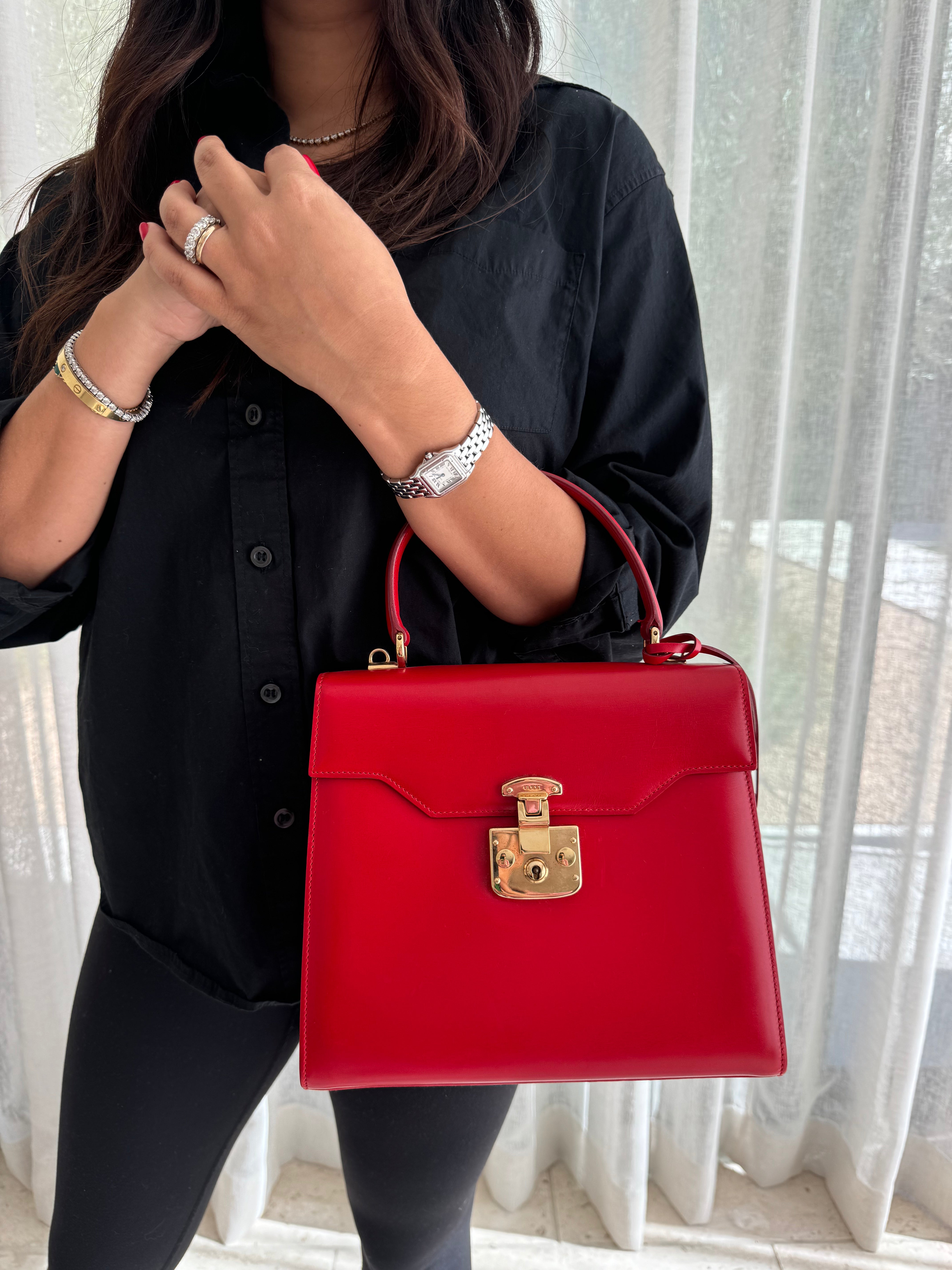 Gucci Leather Shoulder Bag