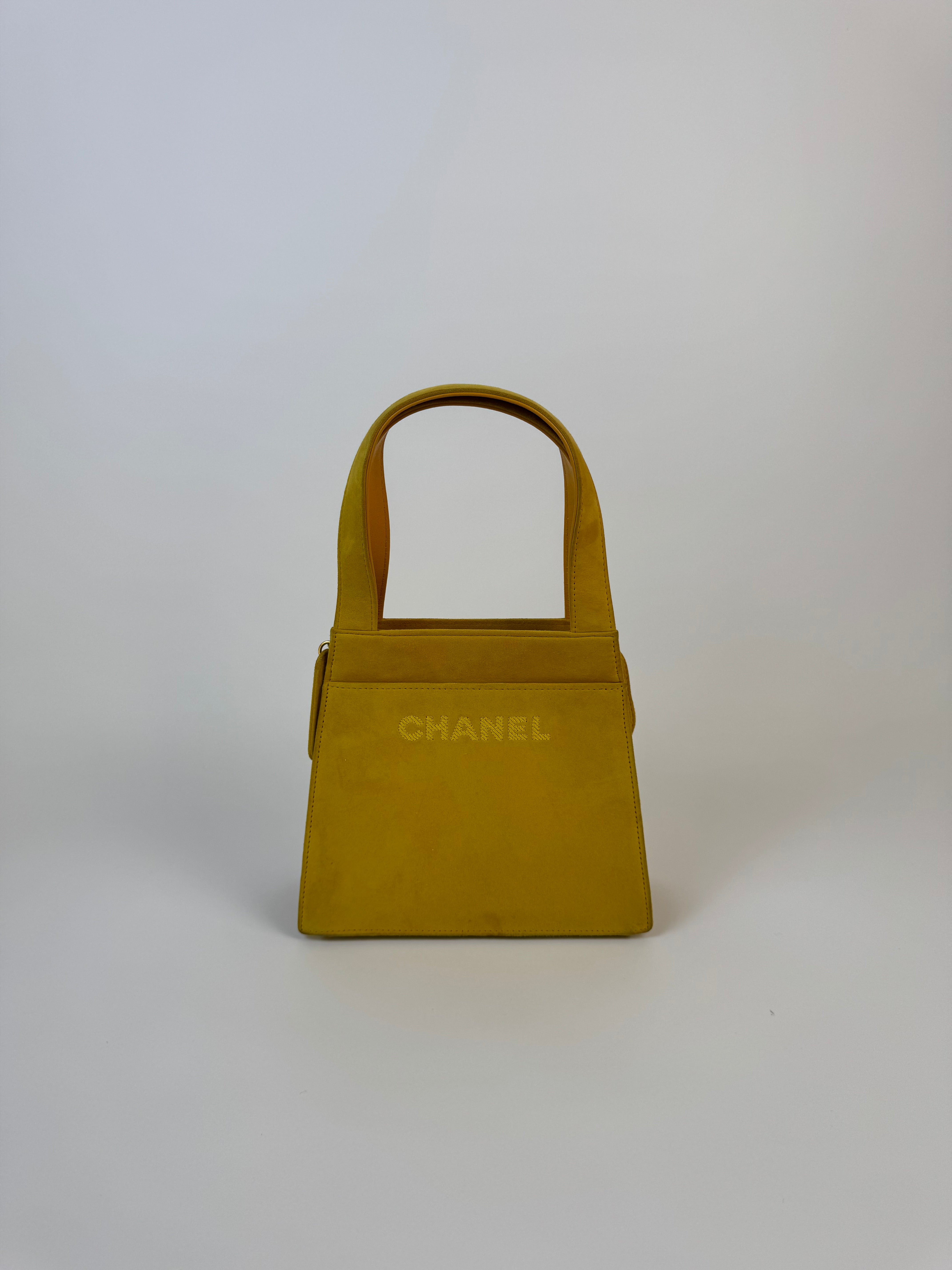 Chanel Vintage Suede Handbag