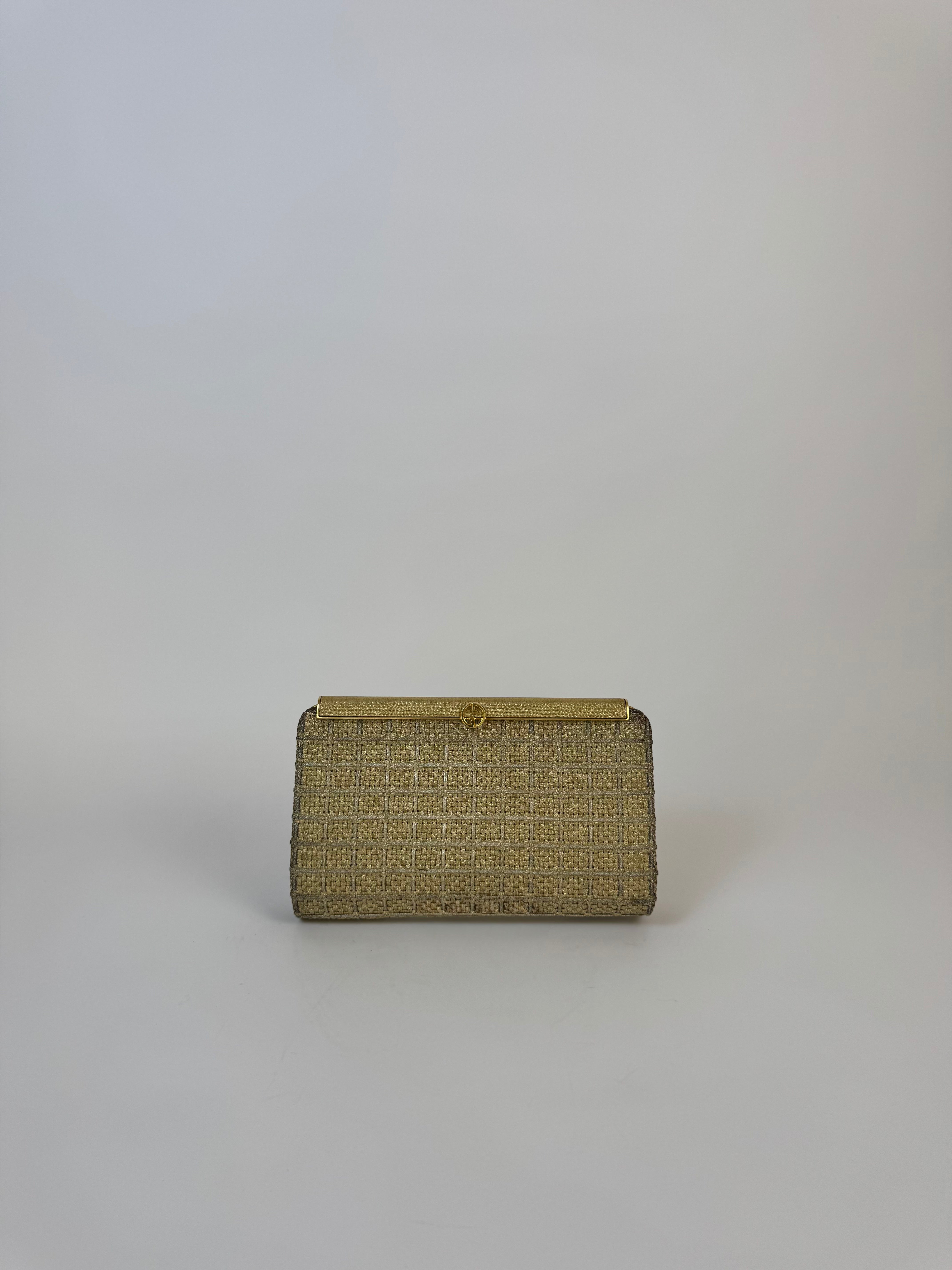 Gucci Vintage Woven Clutch
