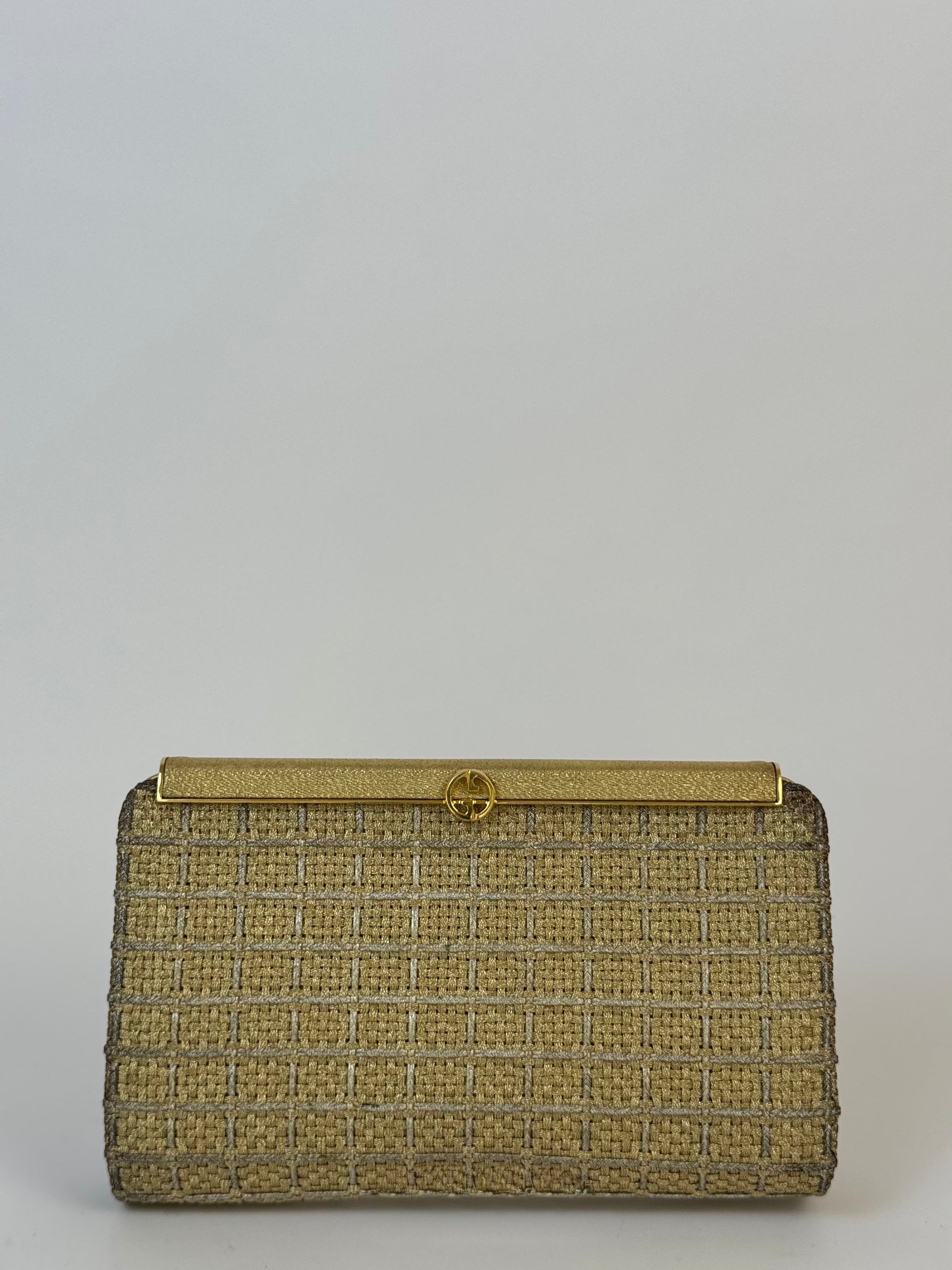 Gucci Vintage Woven Clutch