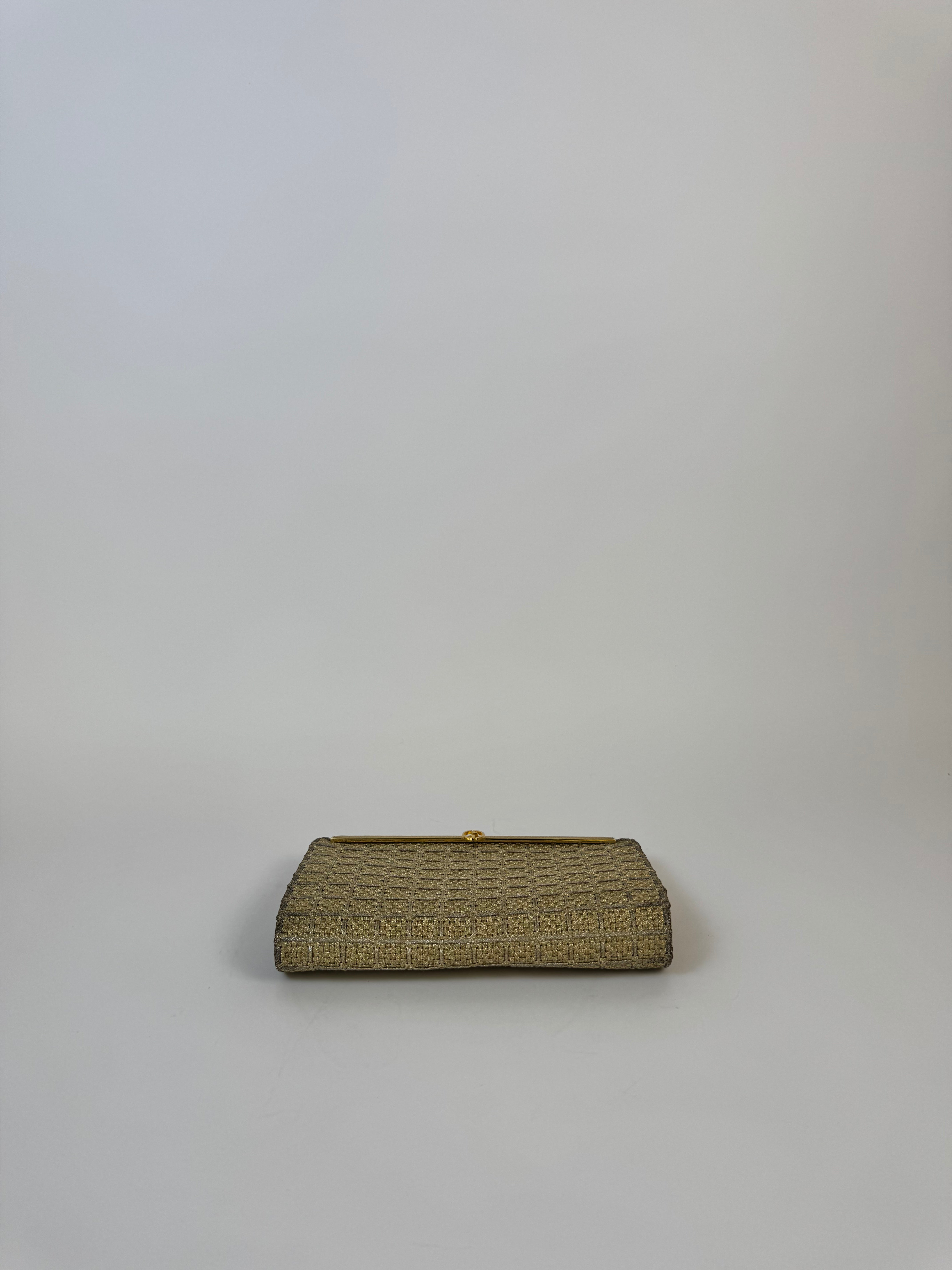 Gucci Vintage Woven Clutch