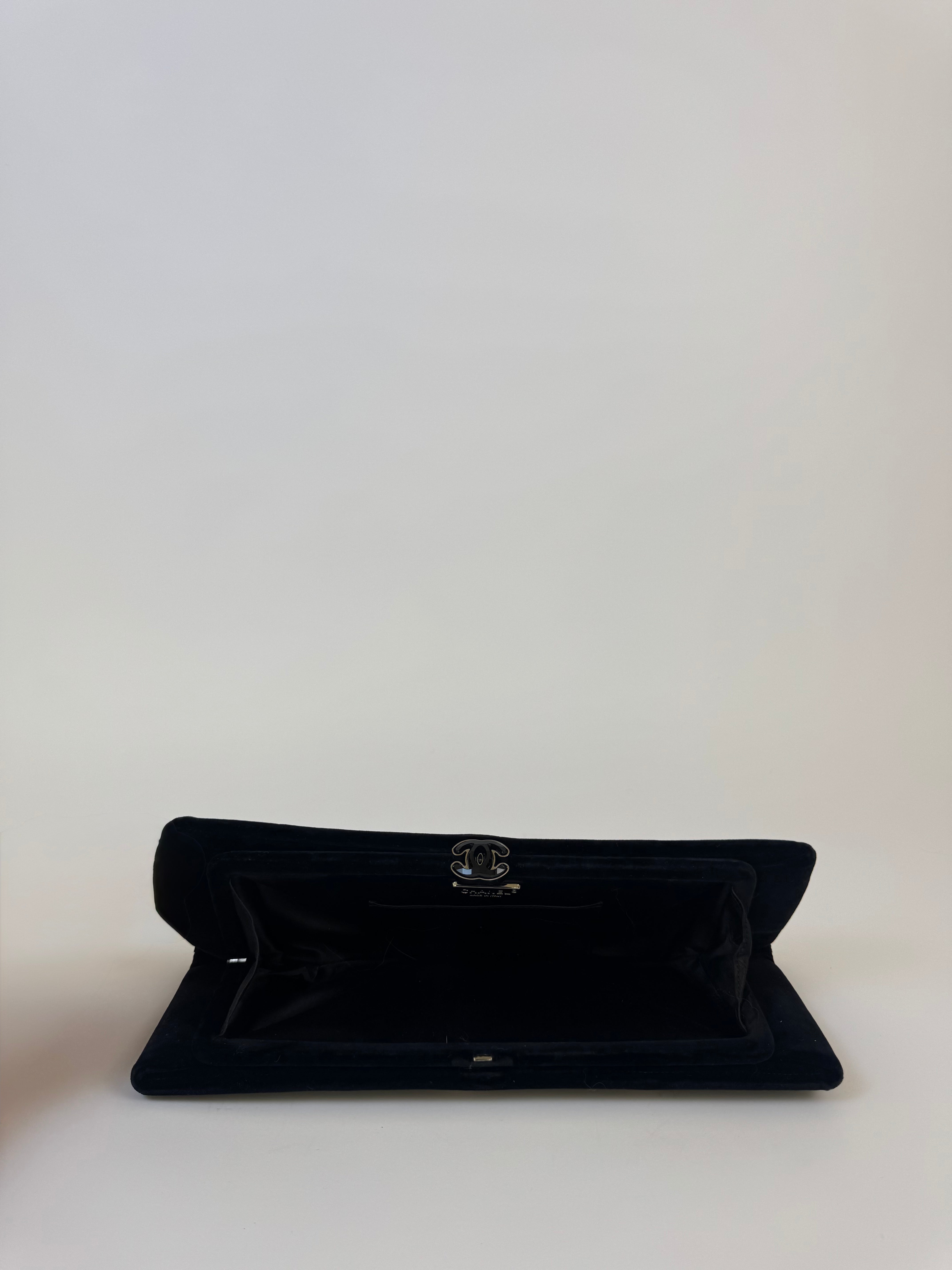 Chanel Butterfly Velvet Clutch
