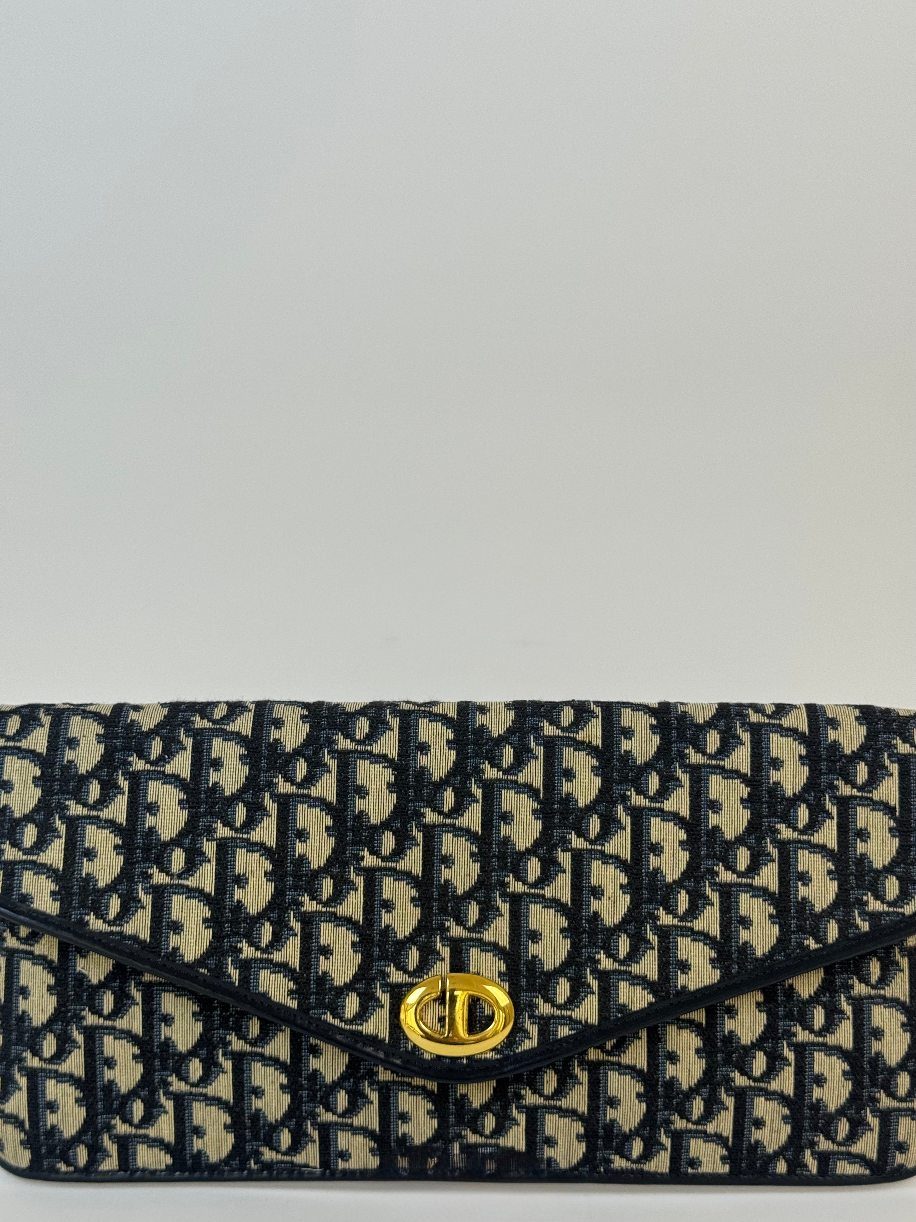 Dior Vintage Canvas Clutch
