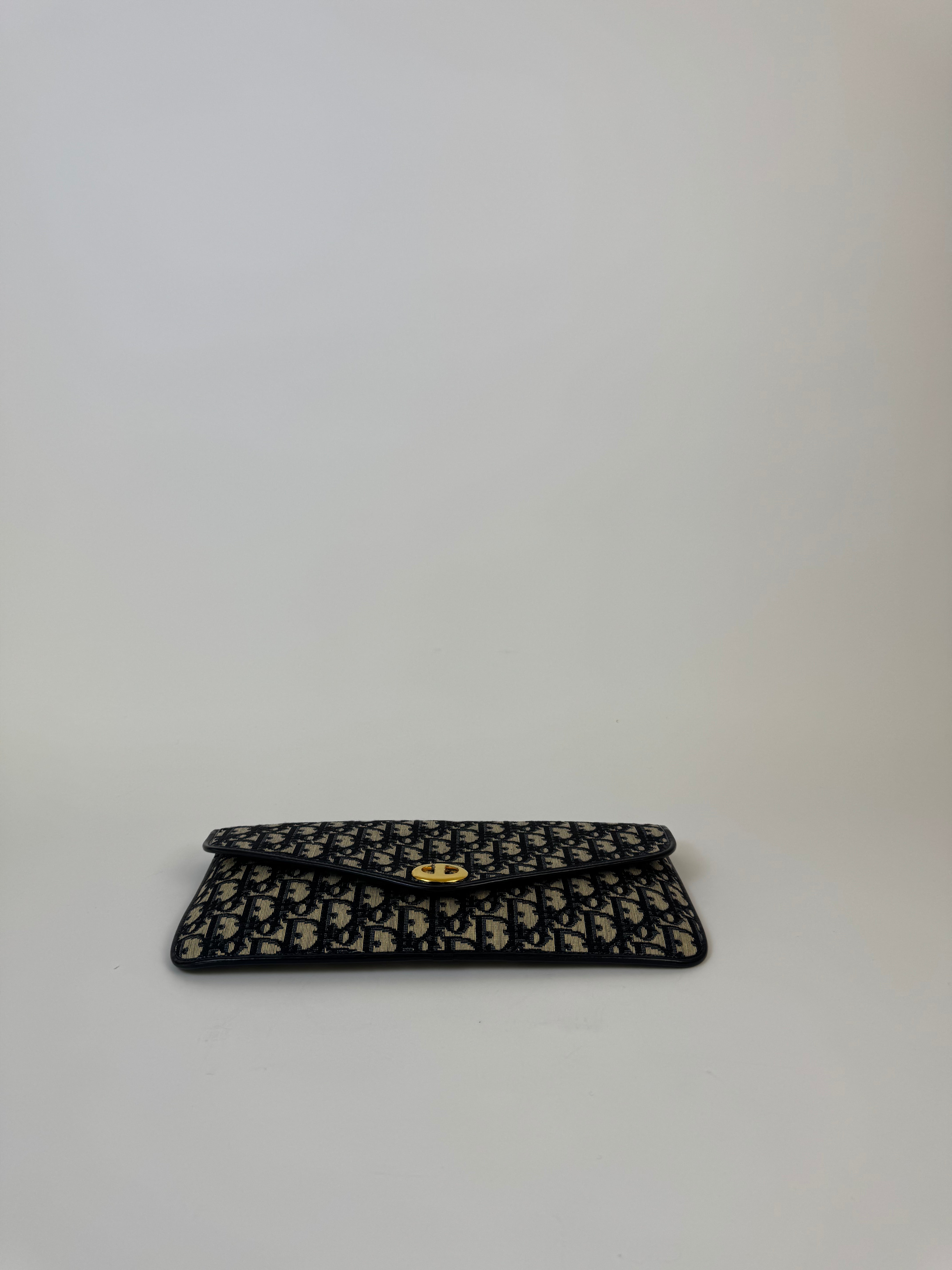 Dior Vintage Canvas Clutch