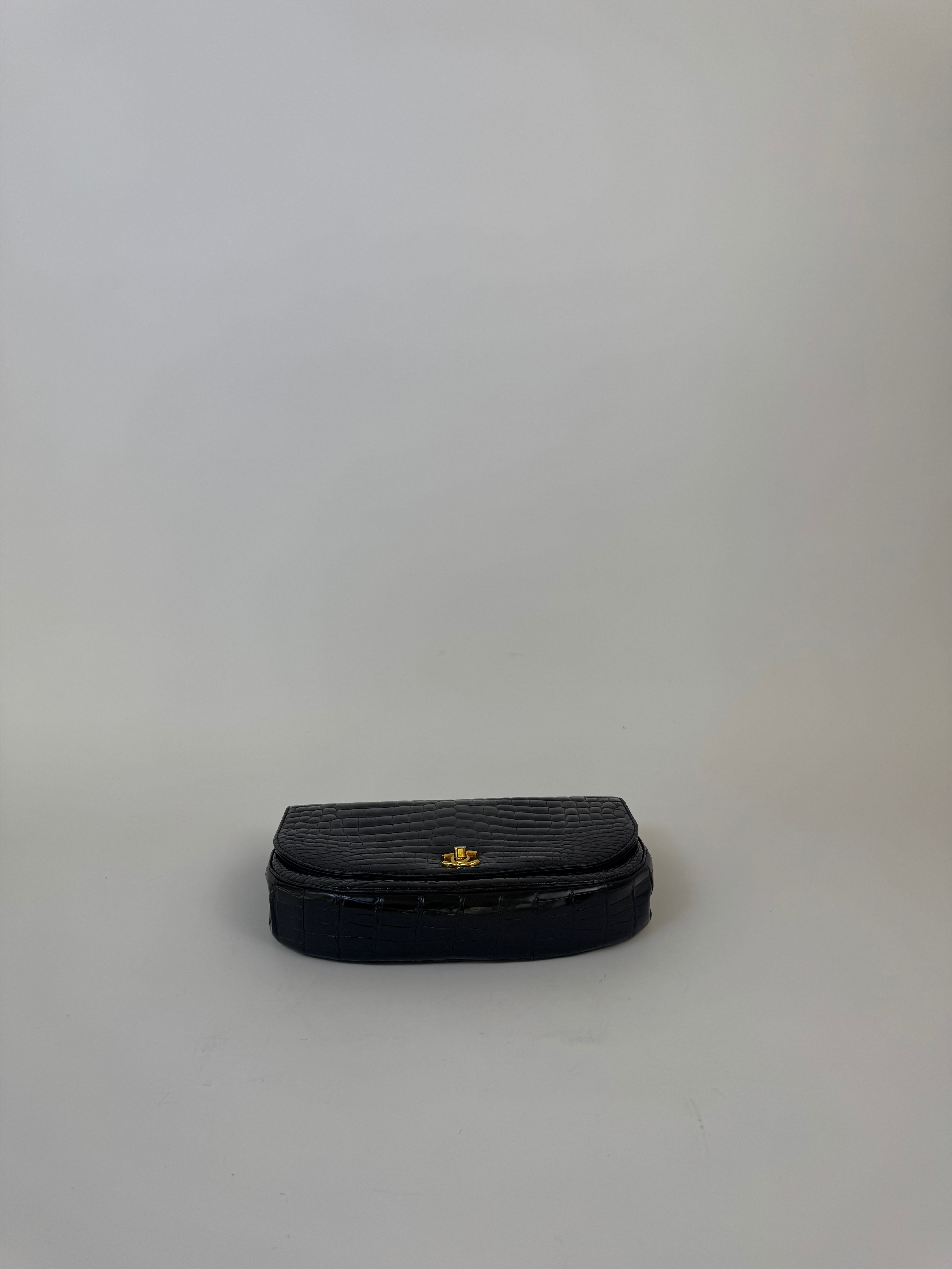 Chanel Vintage Crocodile Clutch