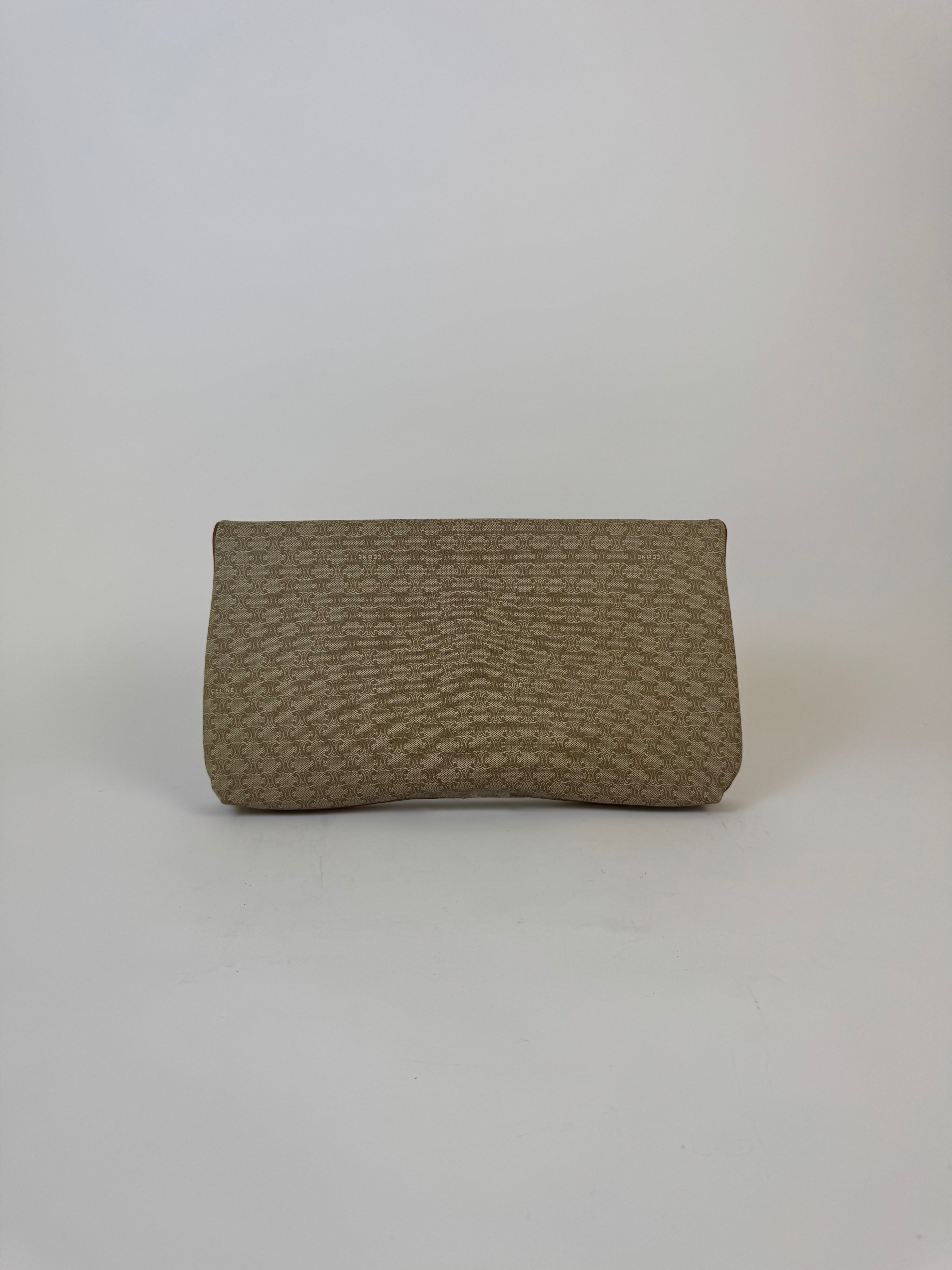 Celine Macadam Triomphe Flap Clutch