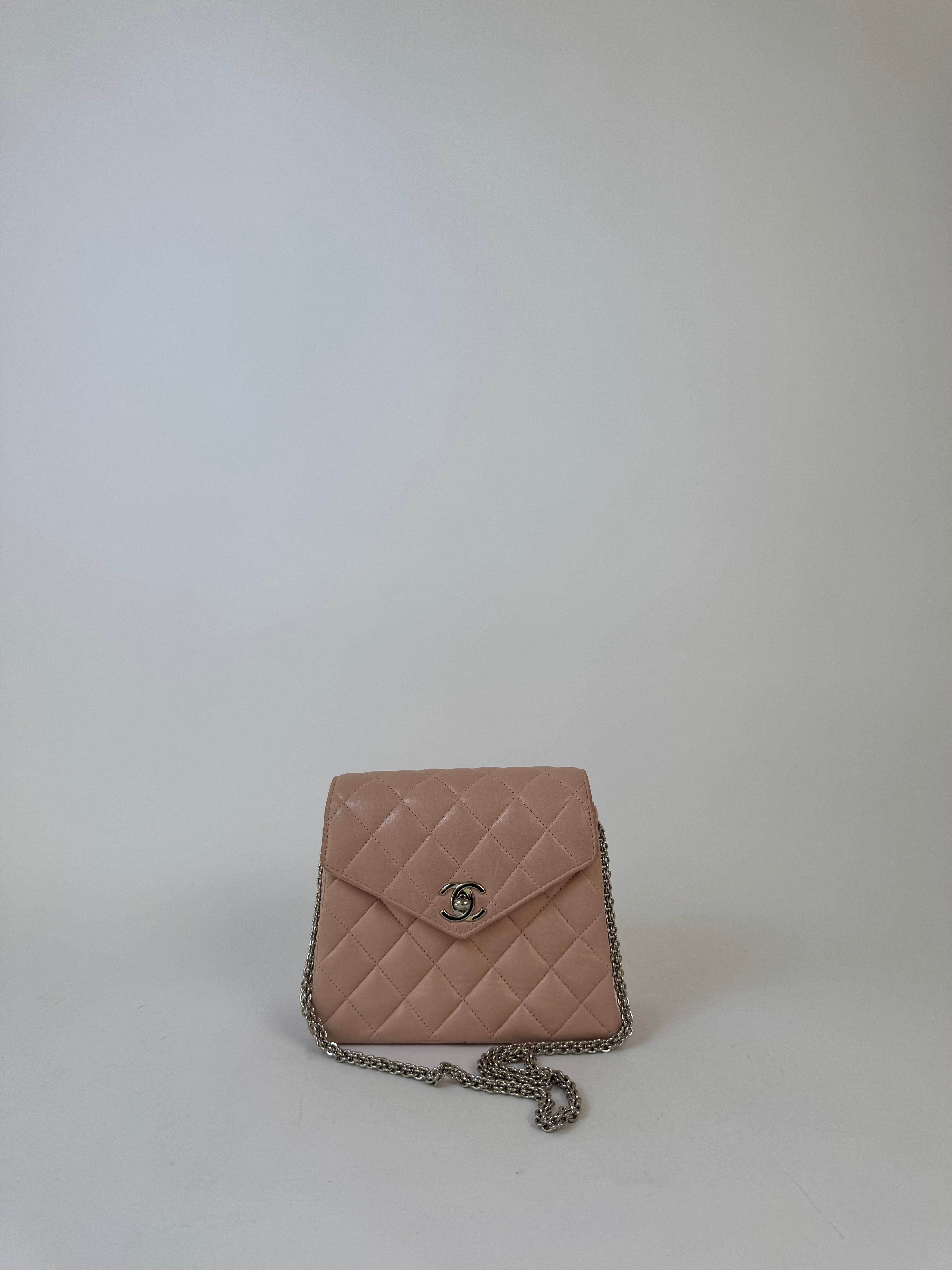 Chanel Pink Quilted Shoulder Bag