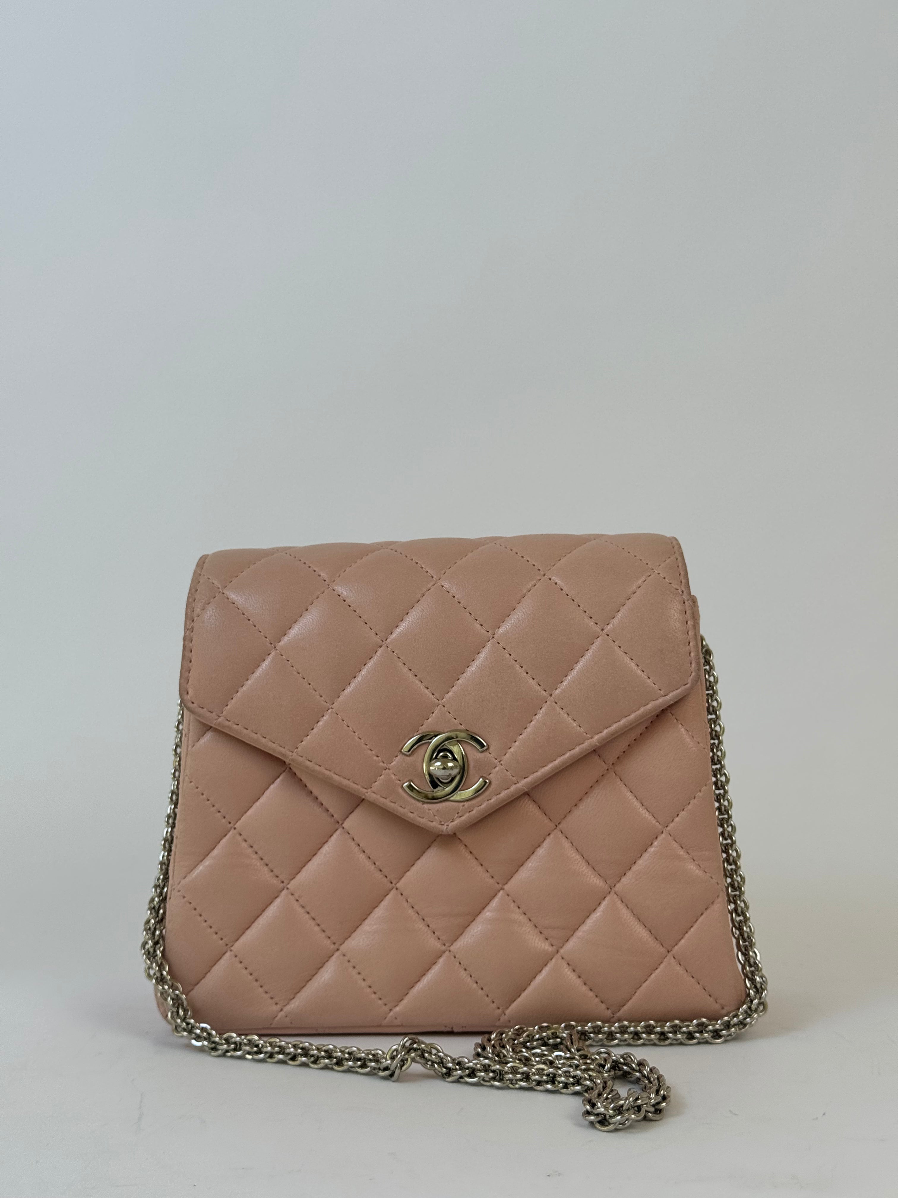 Chanel Pink Quilted Shoulder Bag