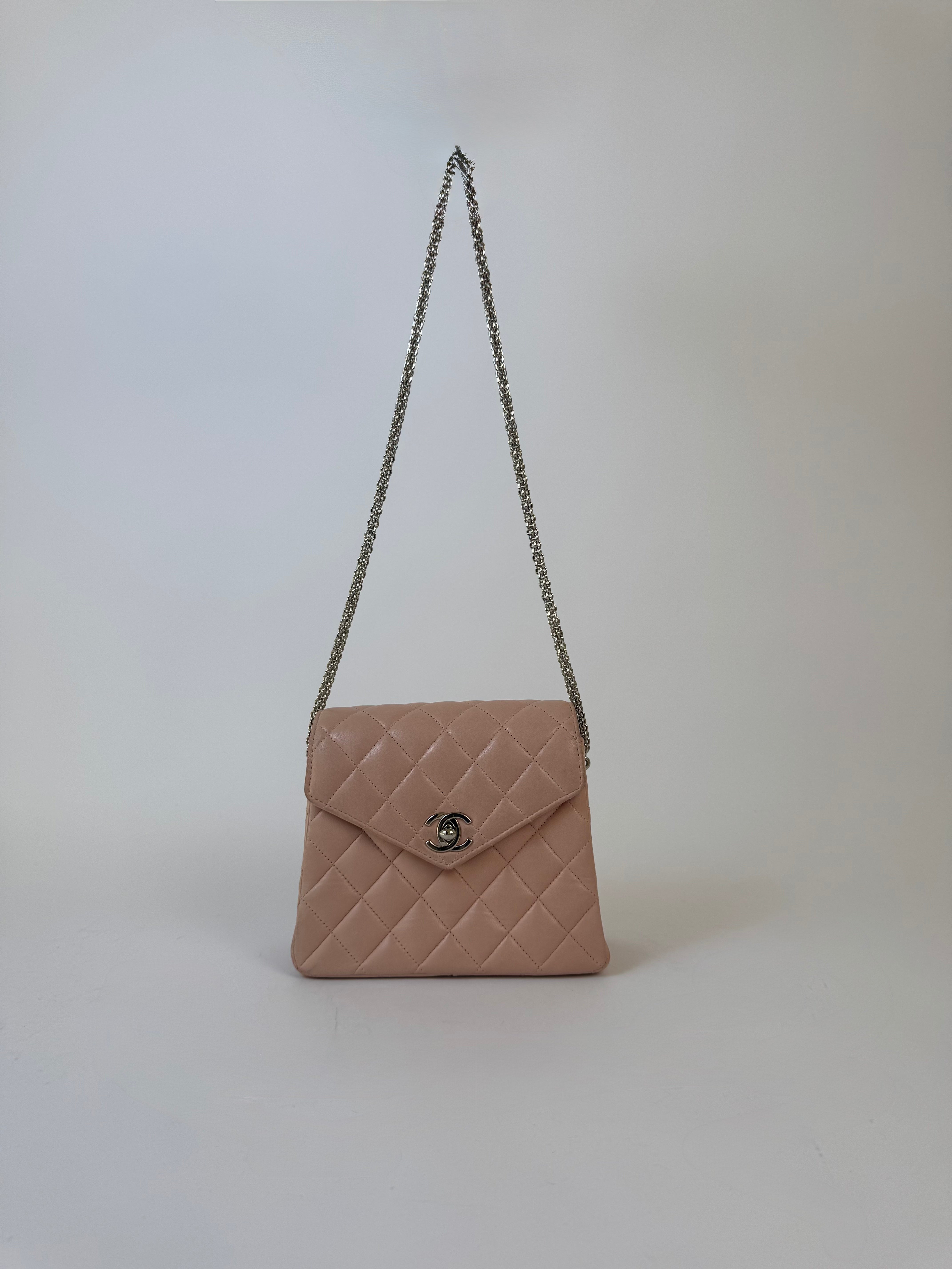 Chanel Pink Quilted Shoulder Bag