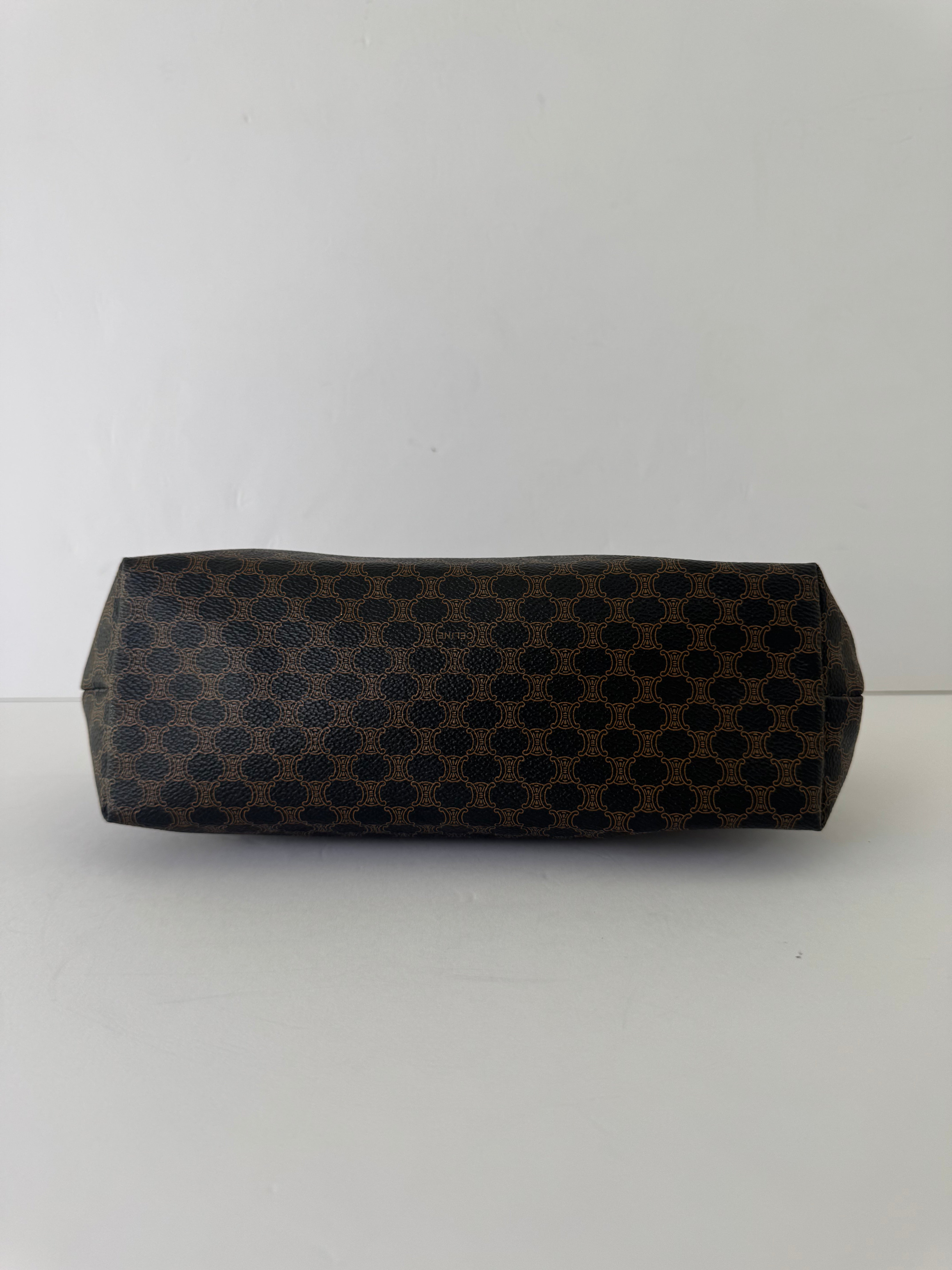 Celine Black Macadam Pouch Large