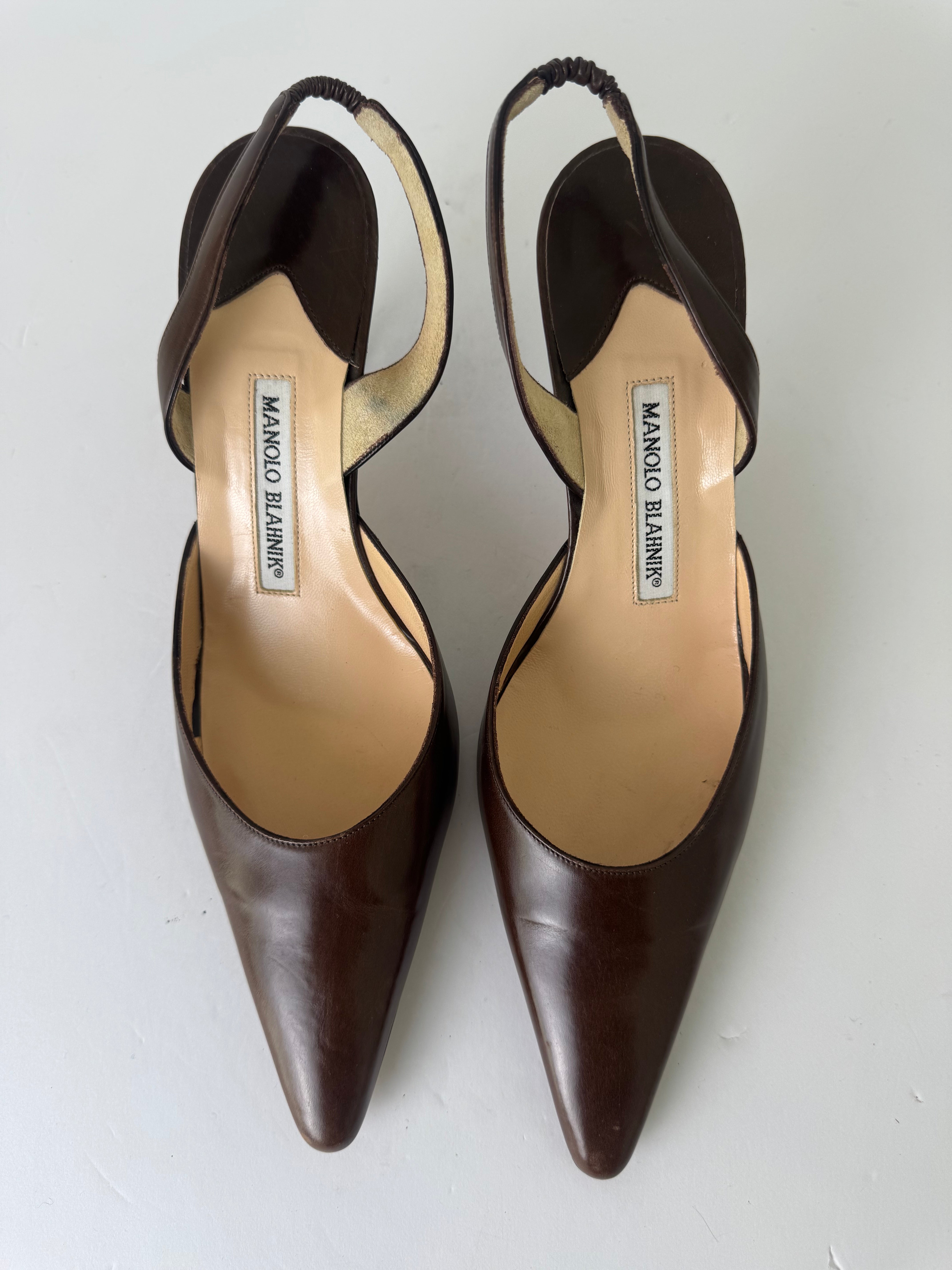 Manolo Blahnik Vintage Slingbacks 39.5