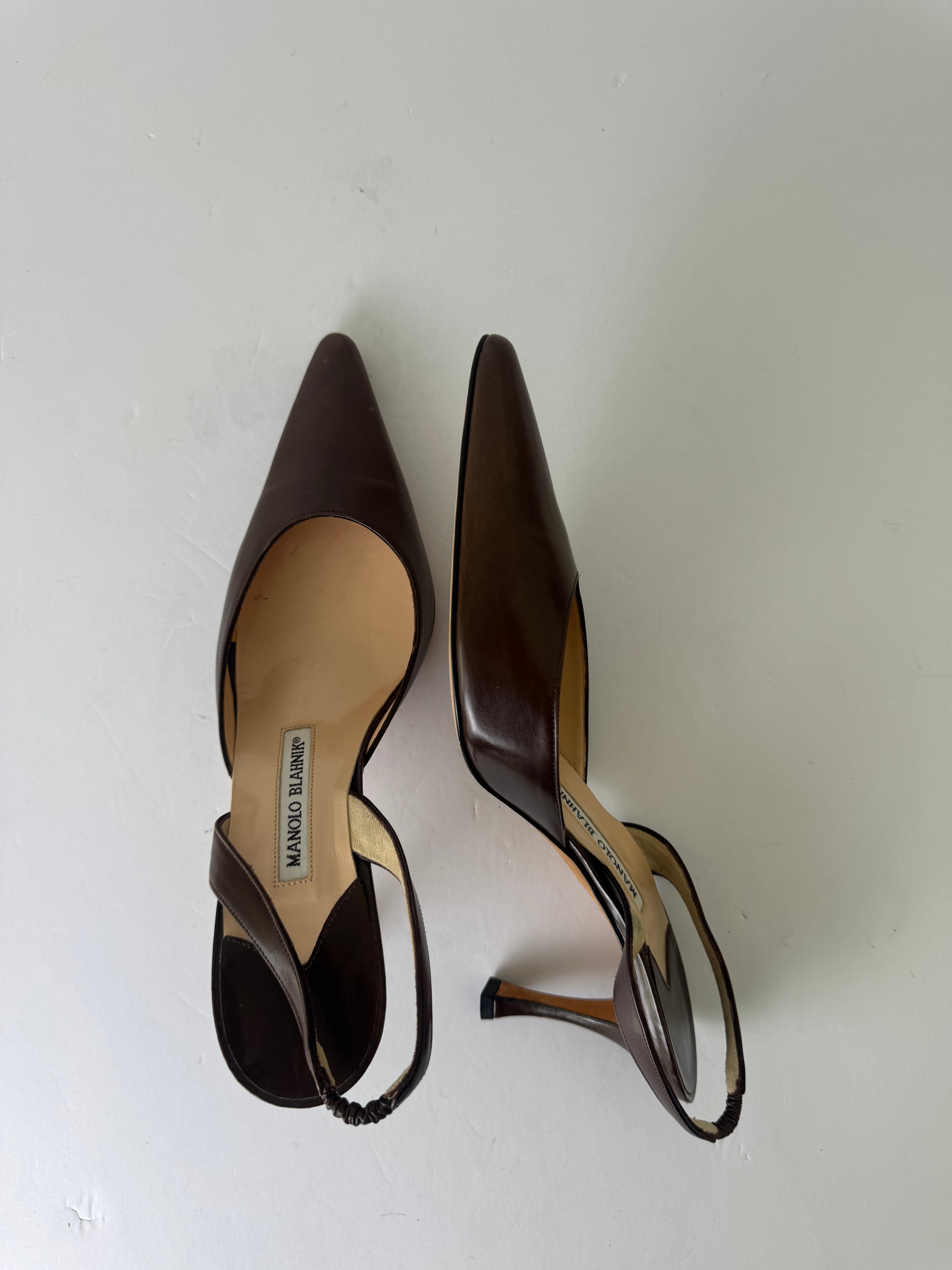 Manolo Blahnik Vintage Slingbacks 39.5