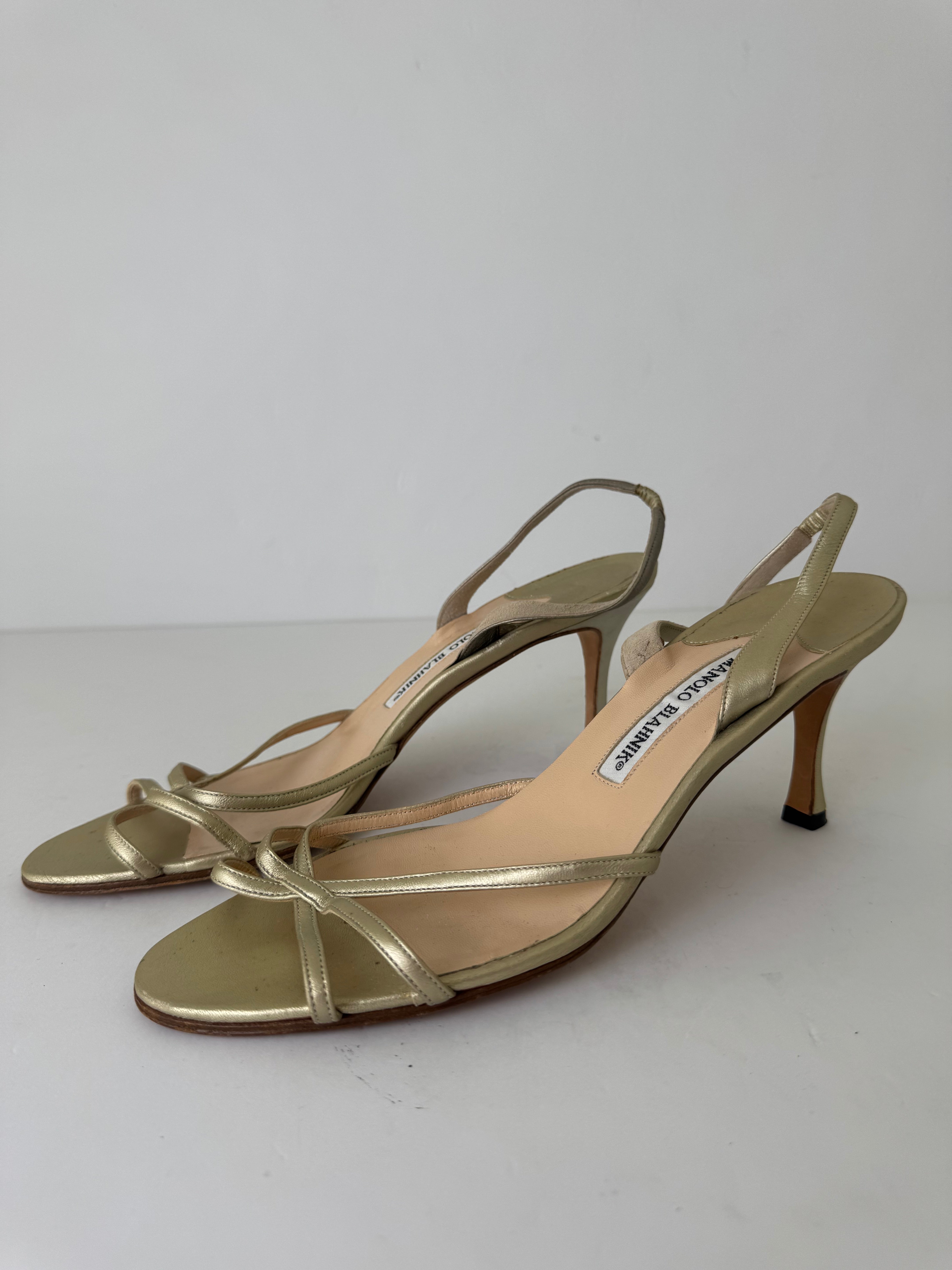 Manolo Blahnik Vintage Slingbacks 39