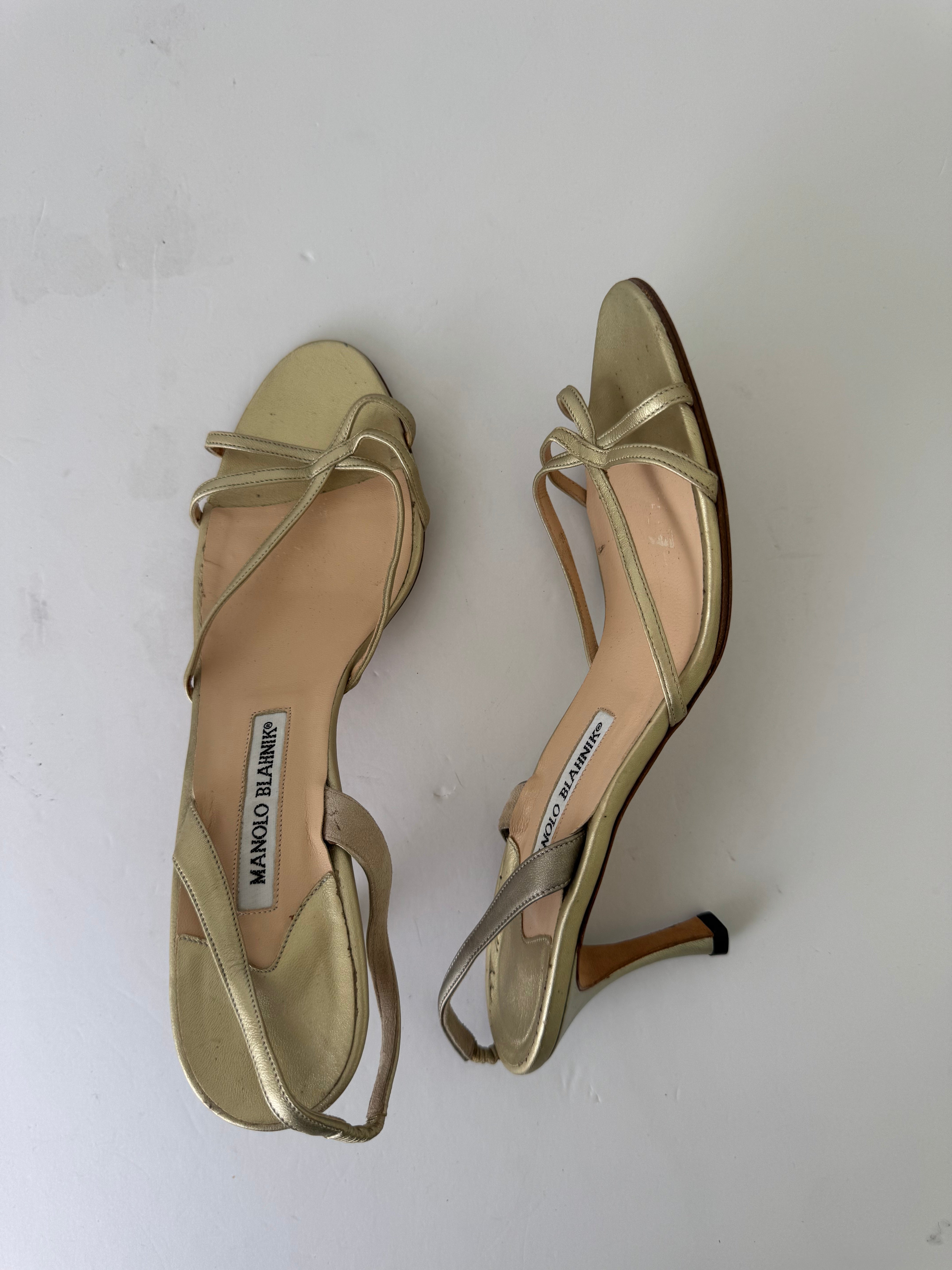 Manolo Blahnik Vintage Slingbacks 39