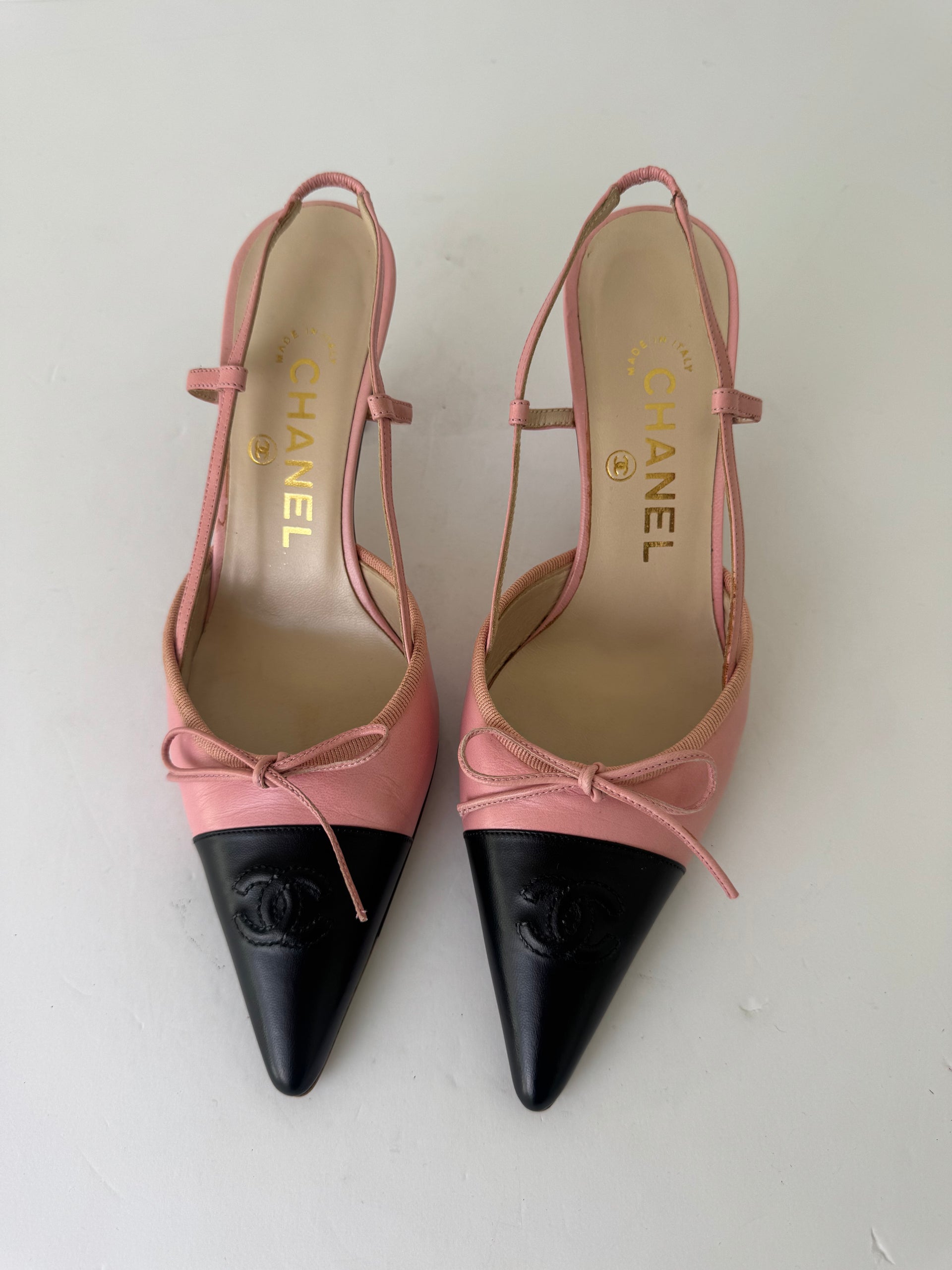 vintage CHANEL ドレス　サイズ36 Chanel Vintage Slingbacks 36