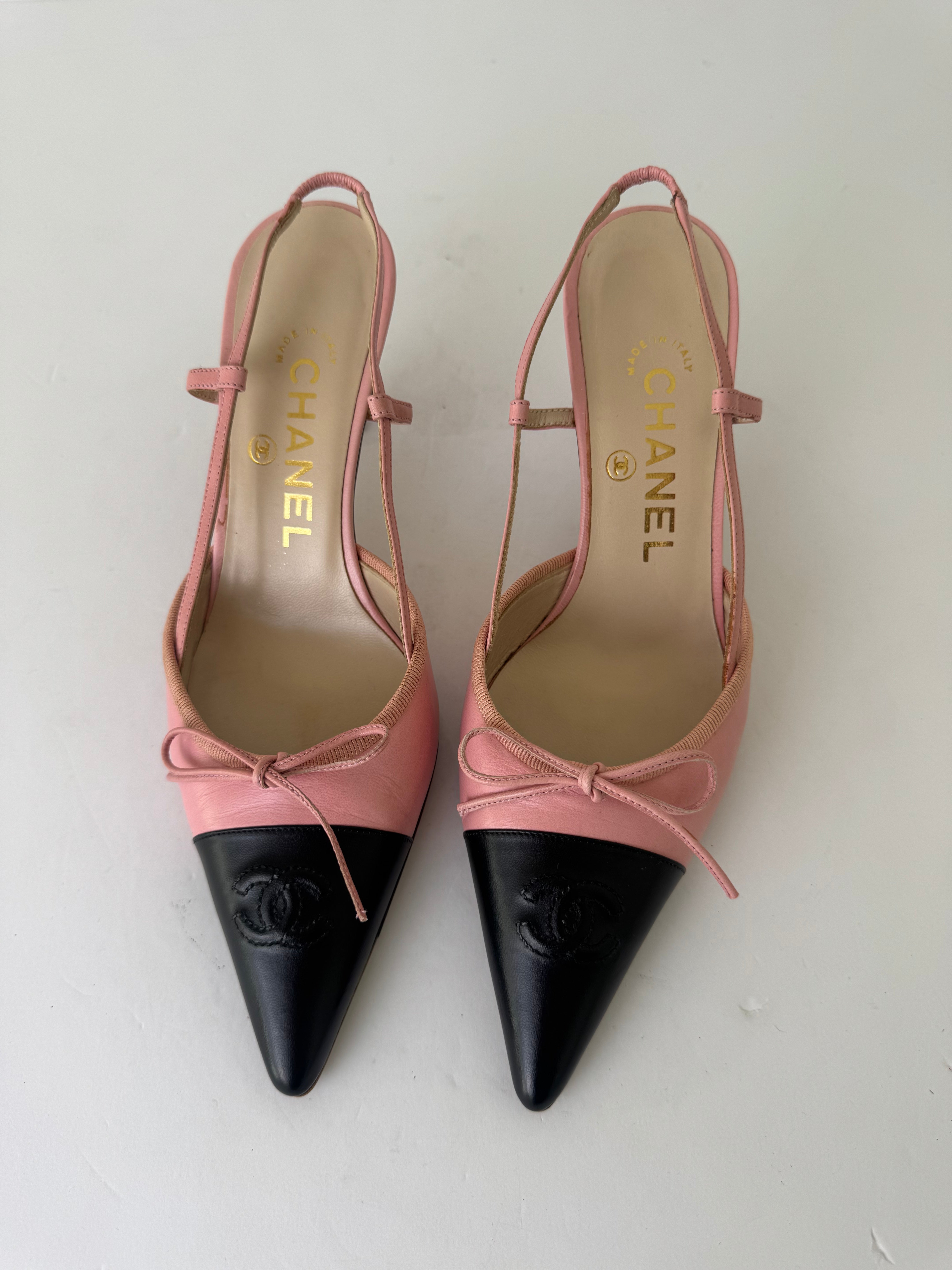 Chanel Vintage Slingbacks 36