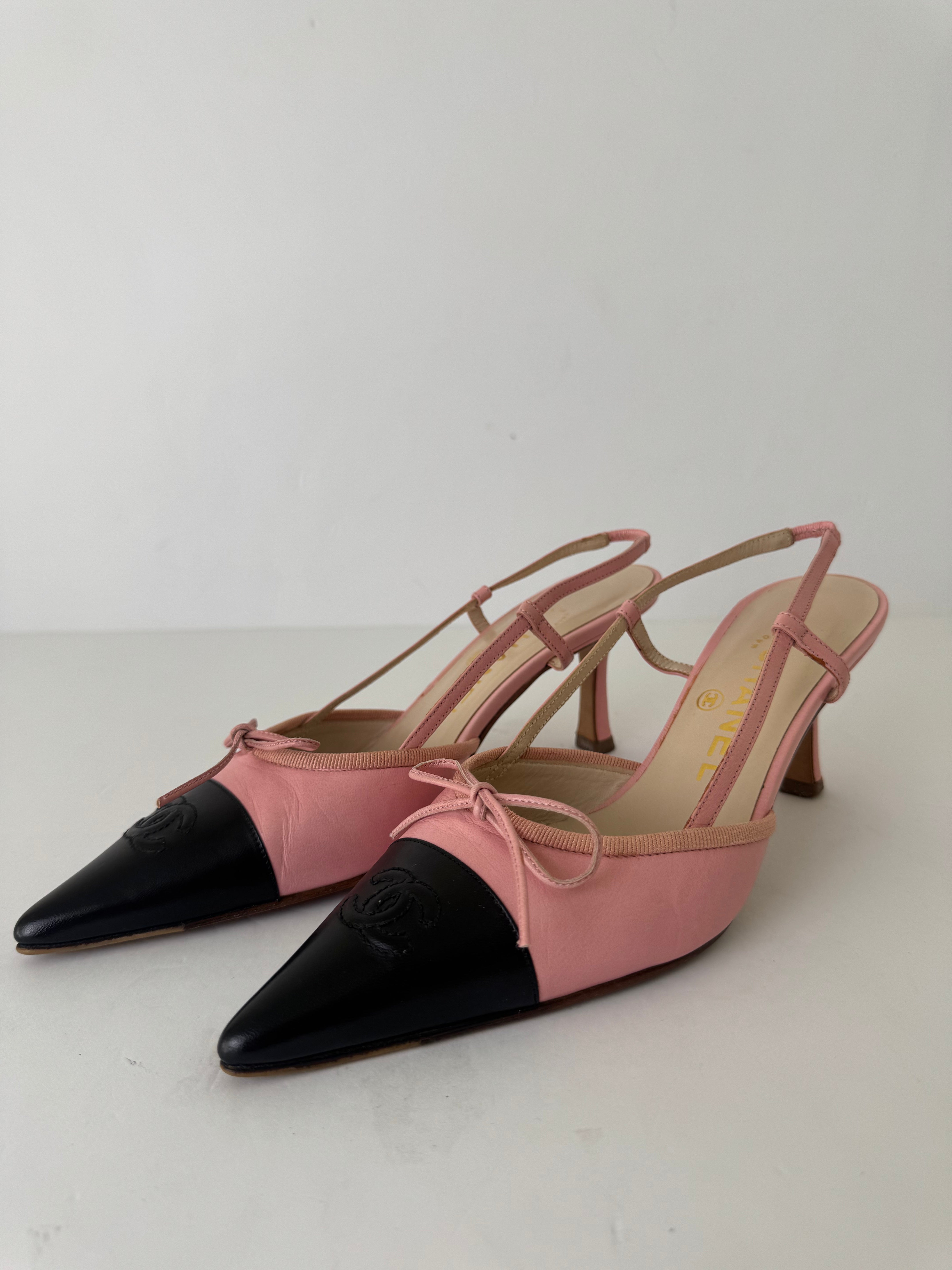 Chanel Vintage Slingbacks 36