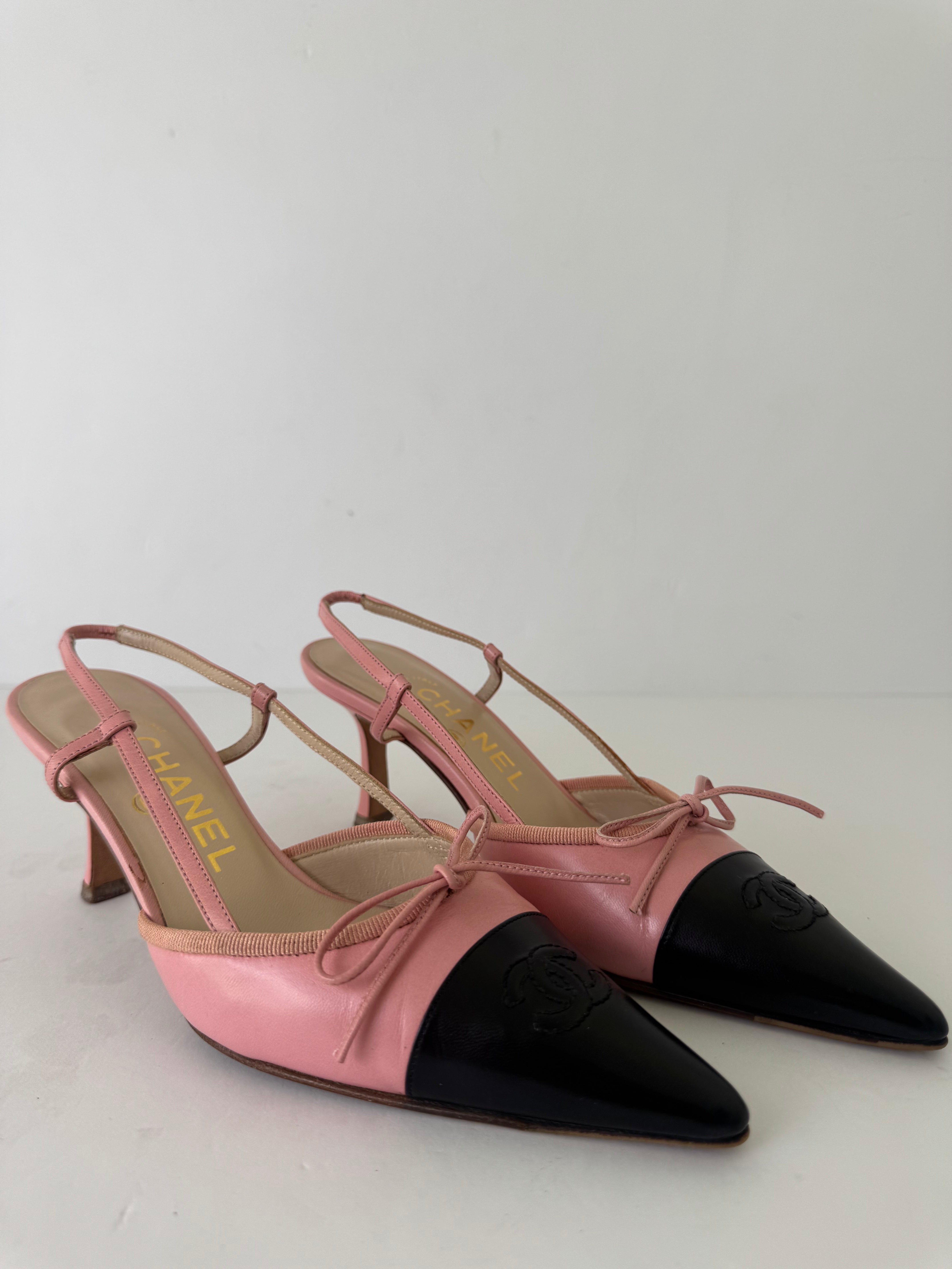 Chanel Vintage Slingbacks 36