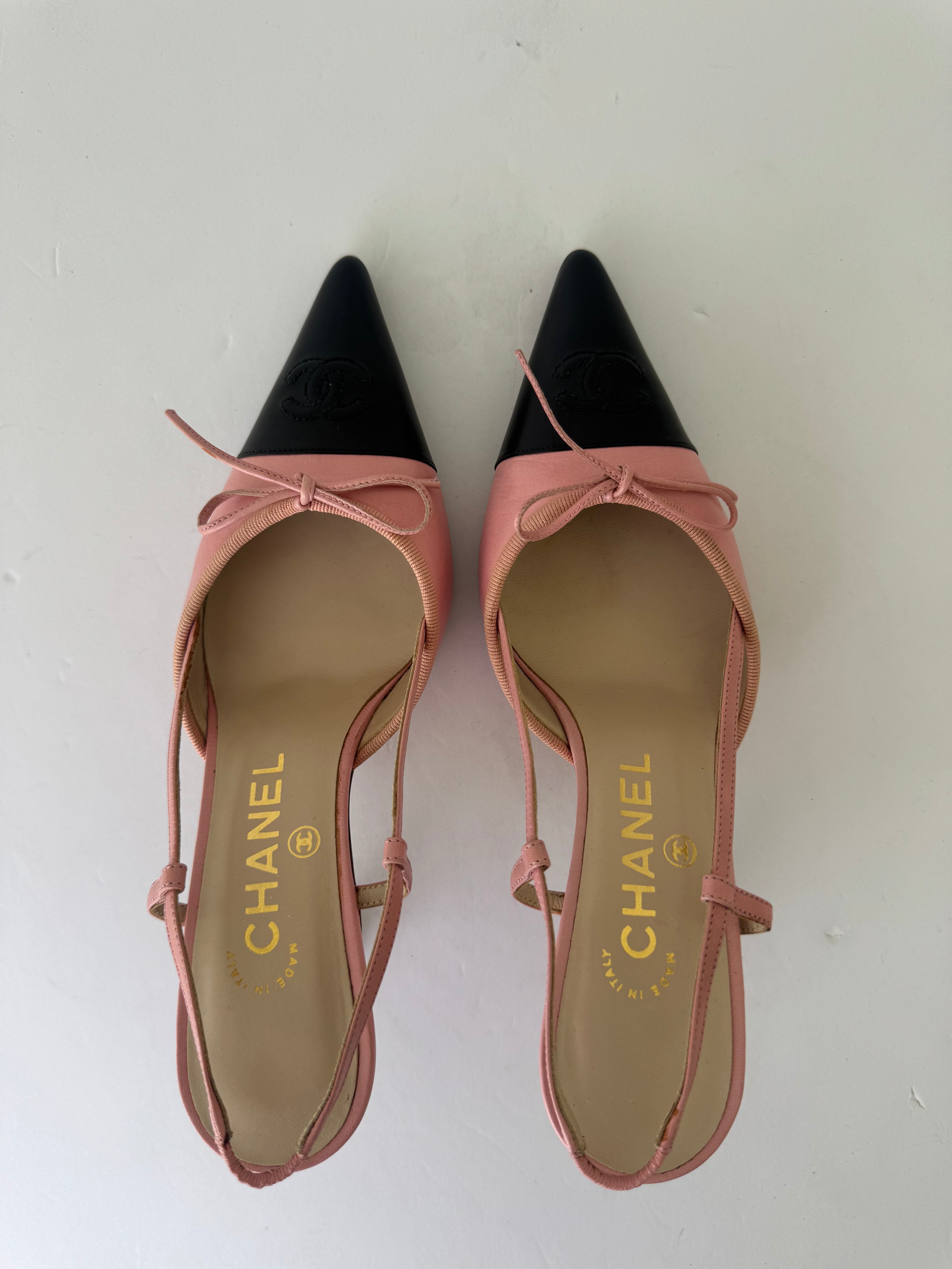 Chanel Vintage Slingbacks 36