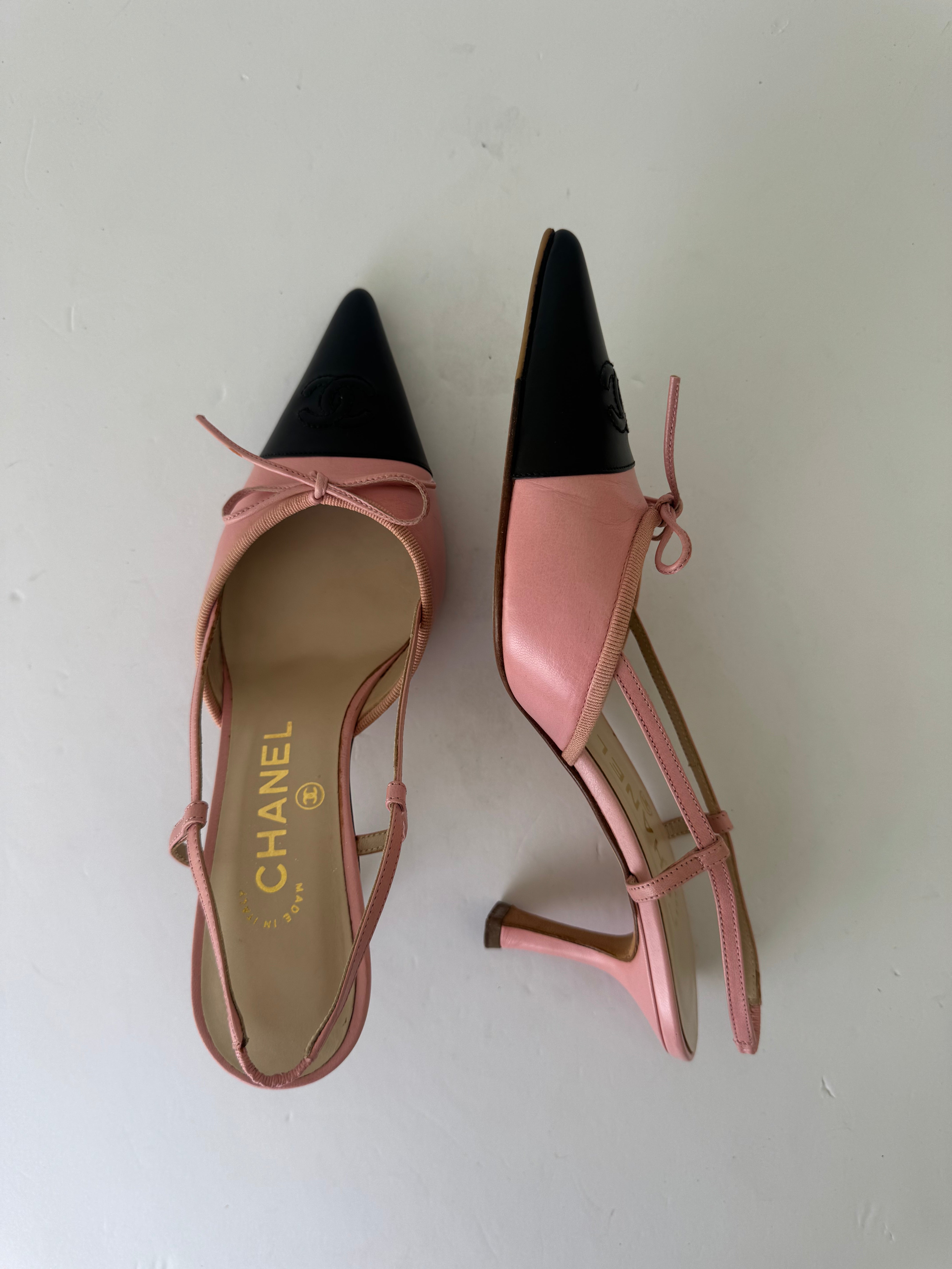 Chanel Vintage Slingbacks 36