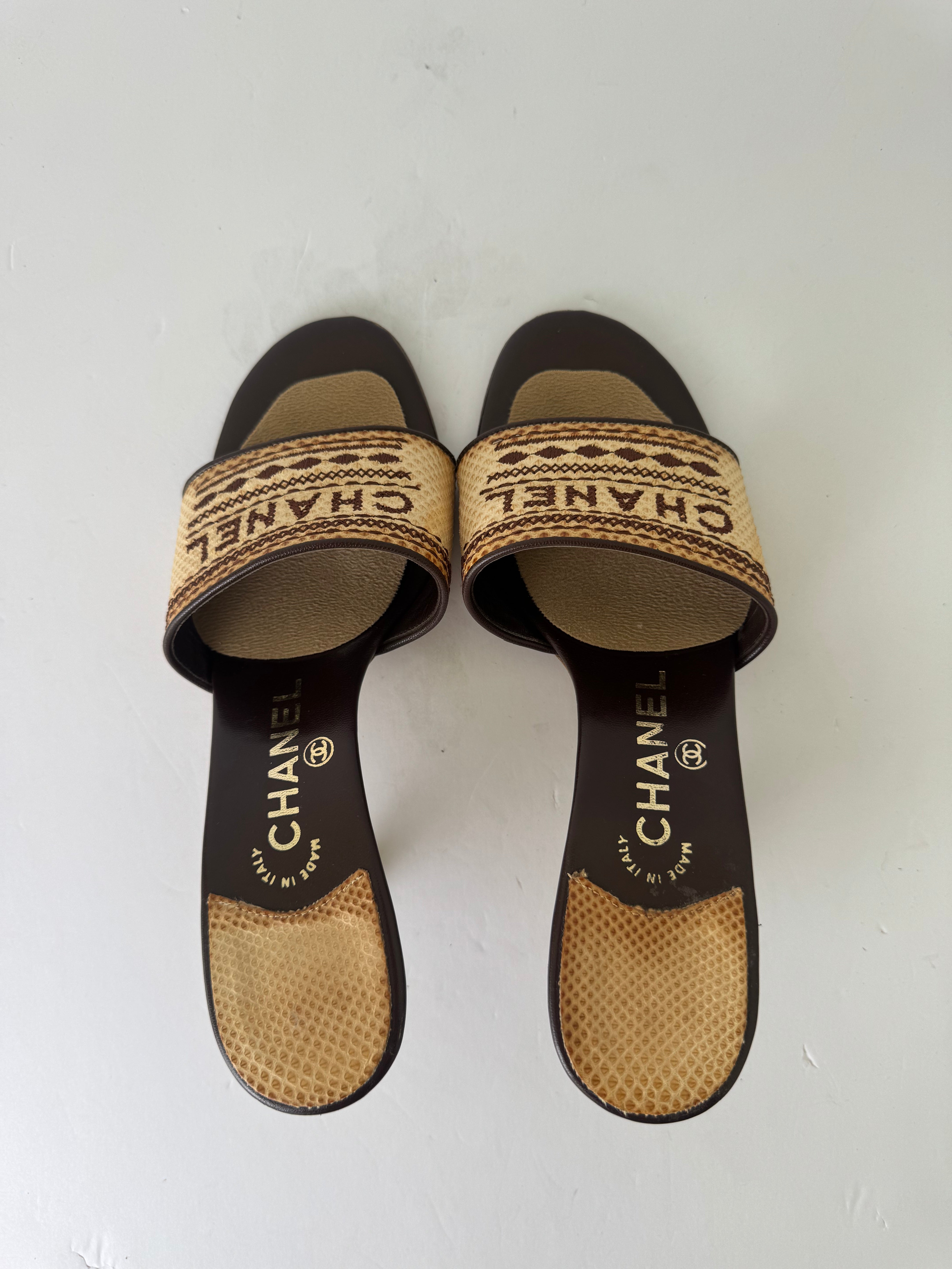 Chanel Vintage Mules 38