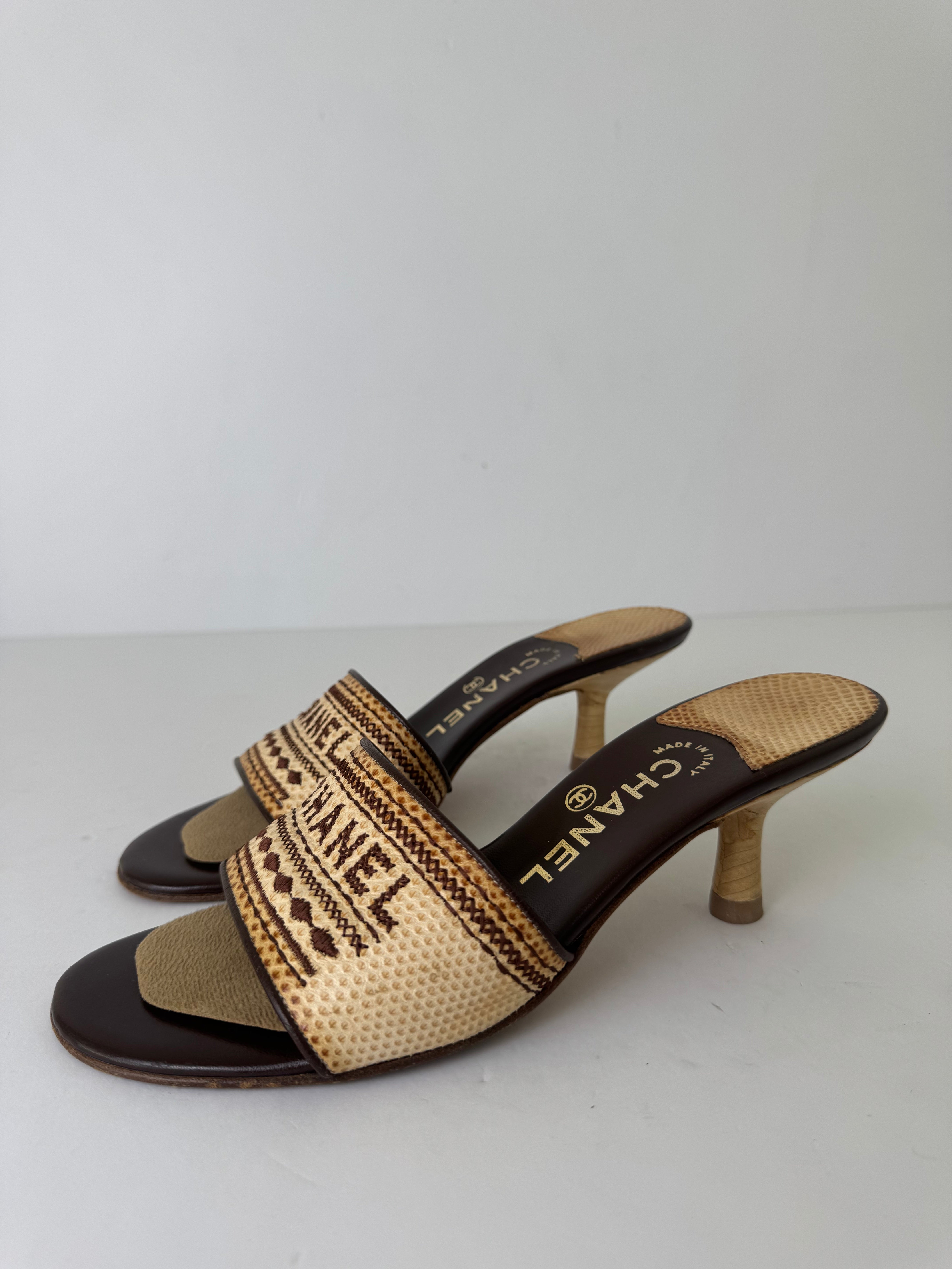 Chanel Vintage Mules 38