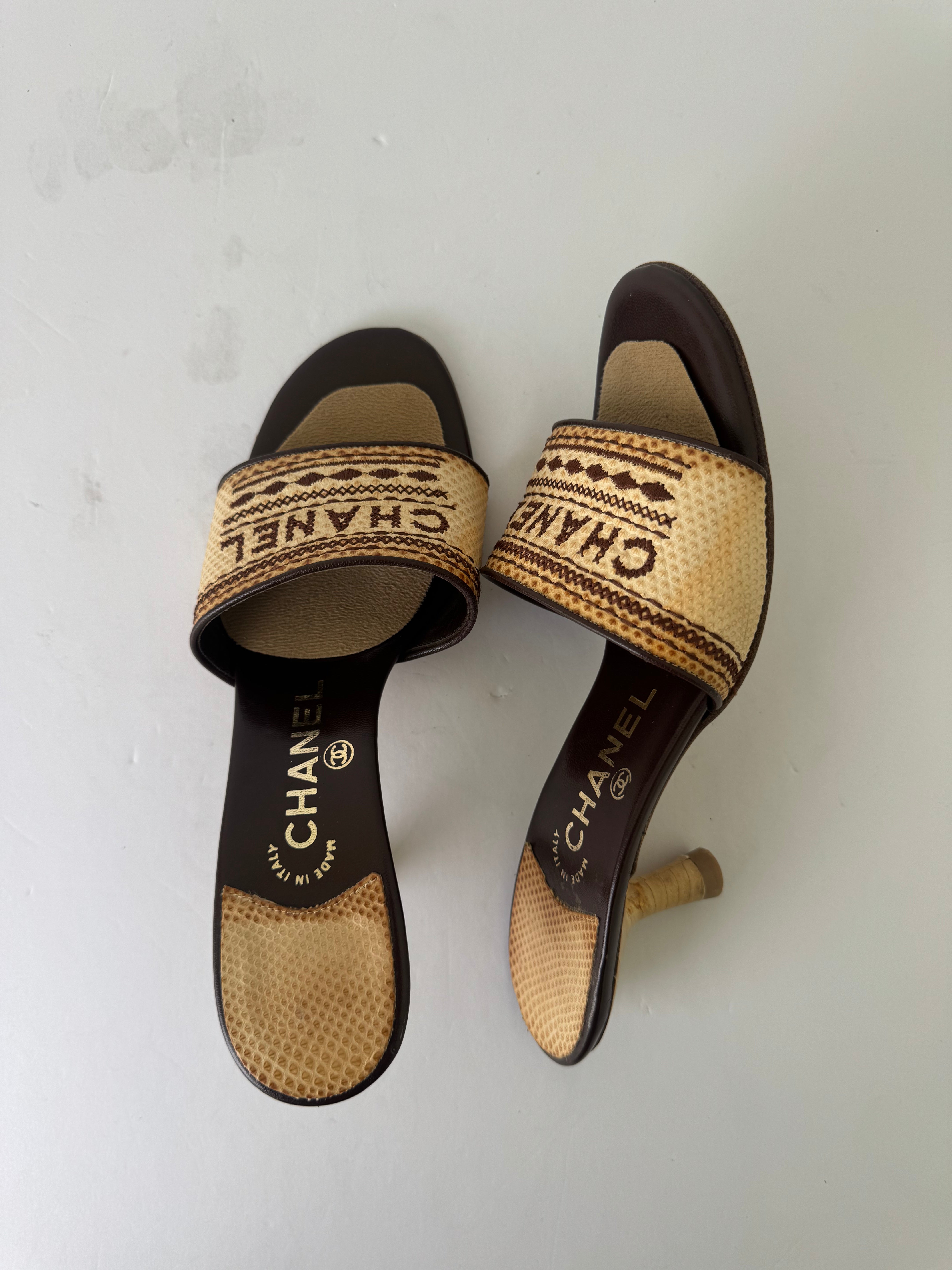Chanel Vintage Mules 38