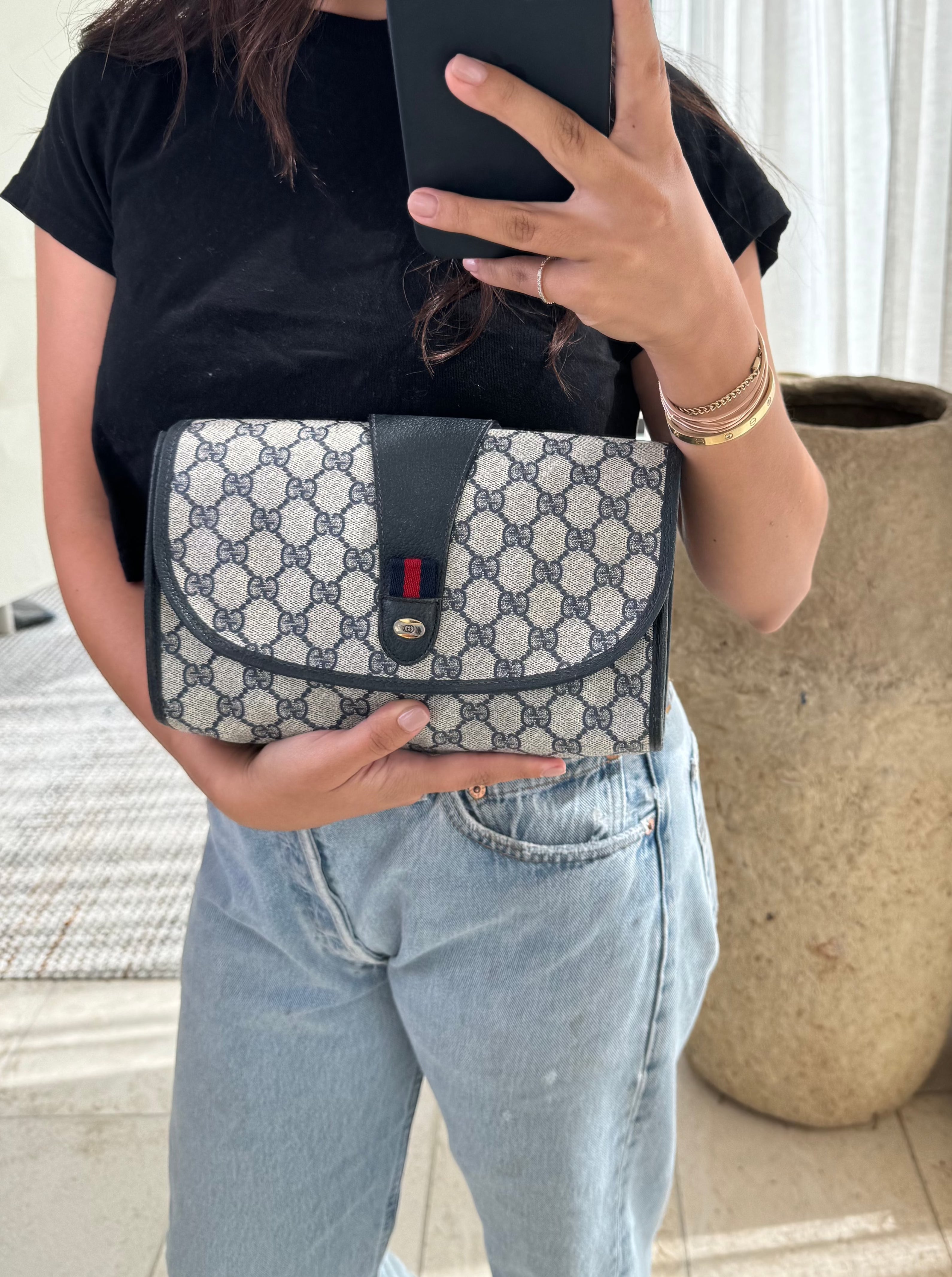 Gucci Canvas Clutch