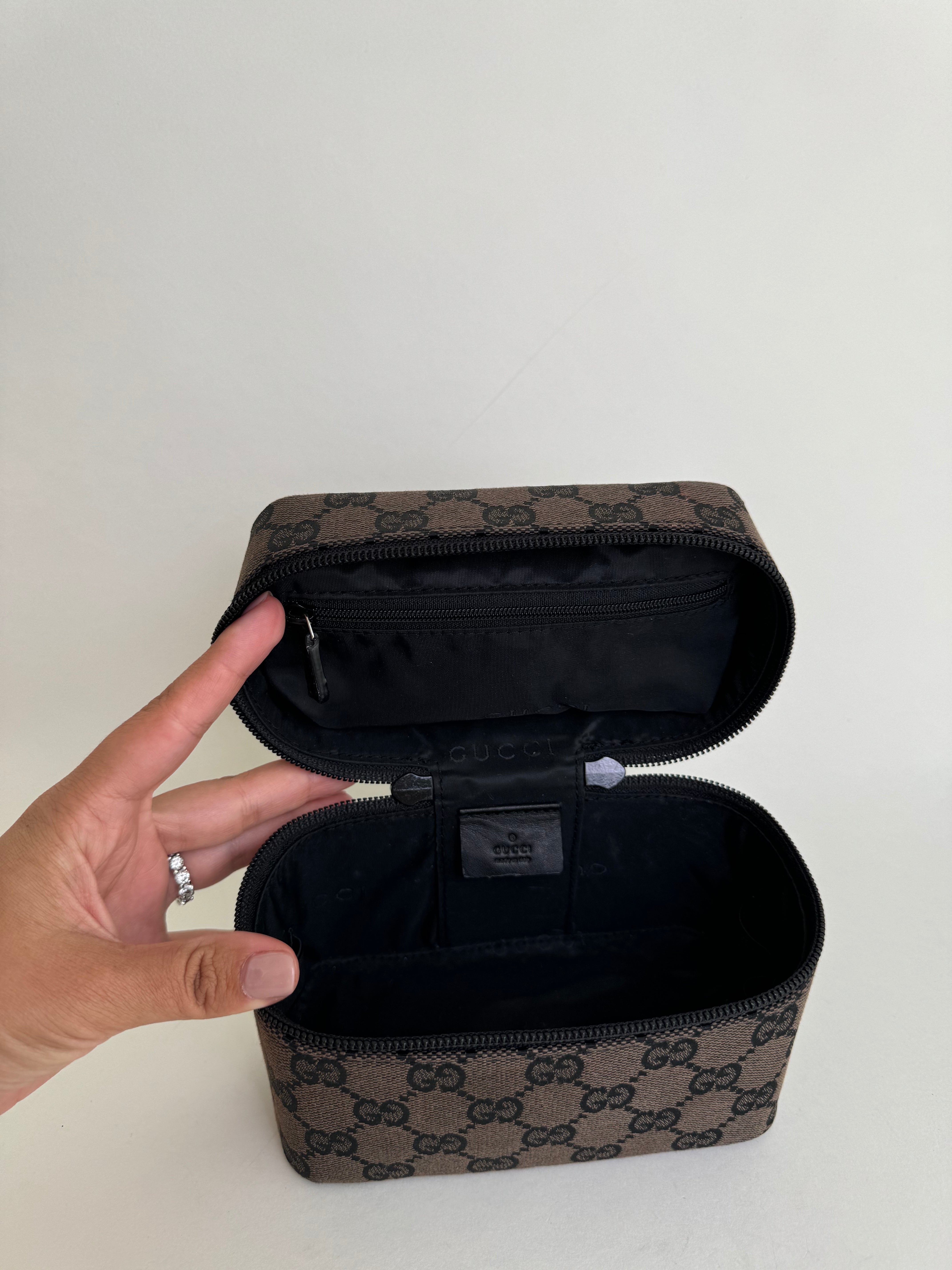 Gucci GG Canvas Vanity Bag