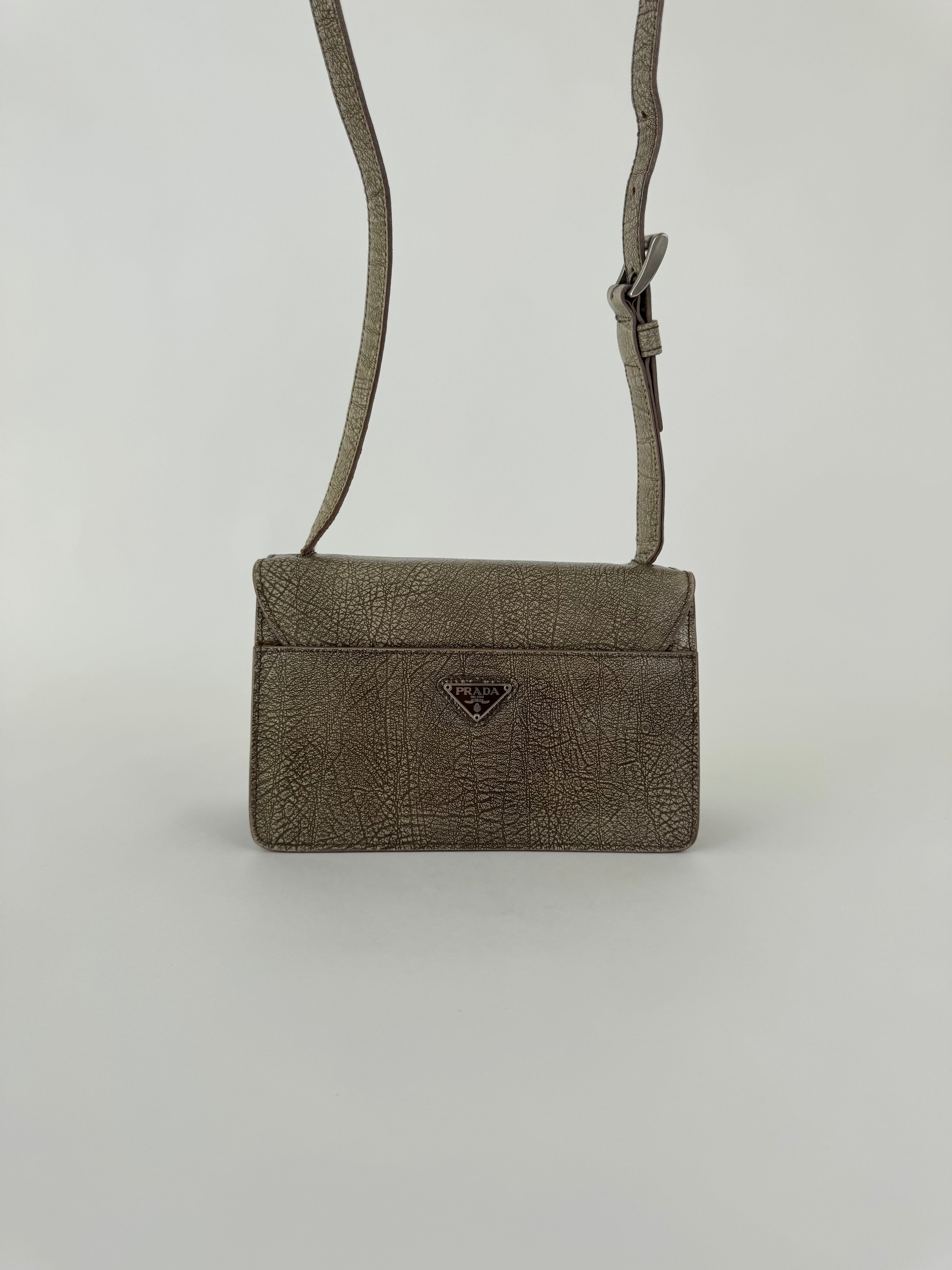 Prada Vintage Leather Shoulder Bag