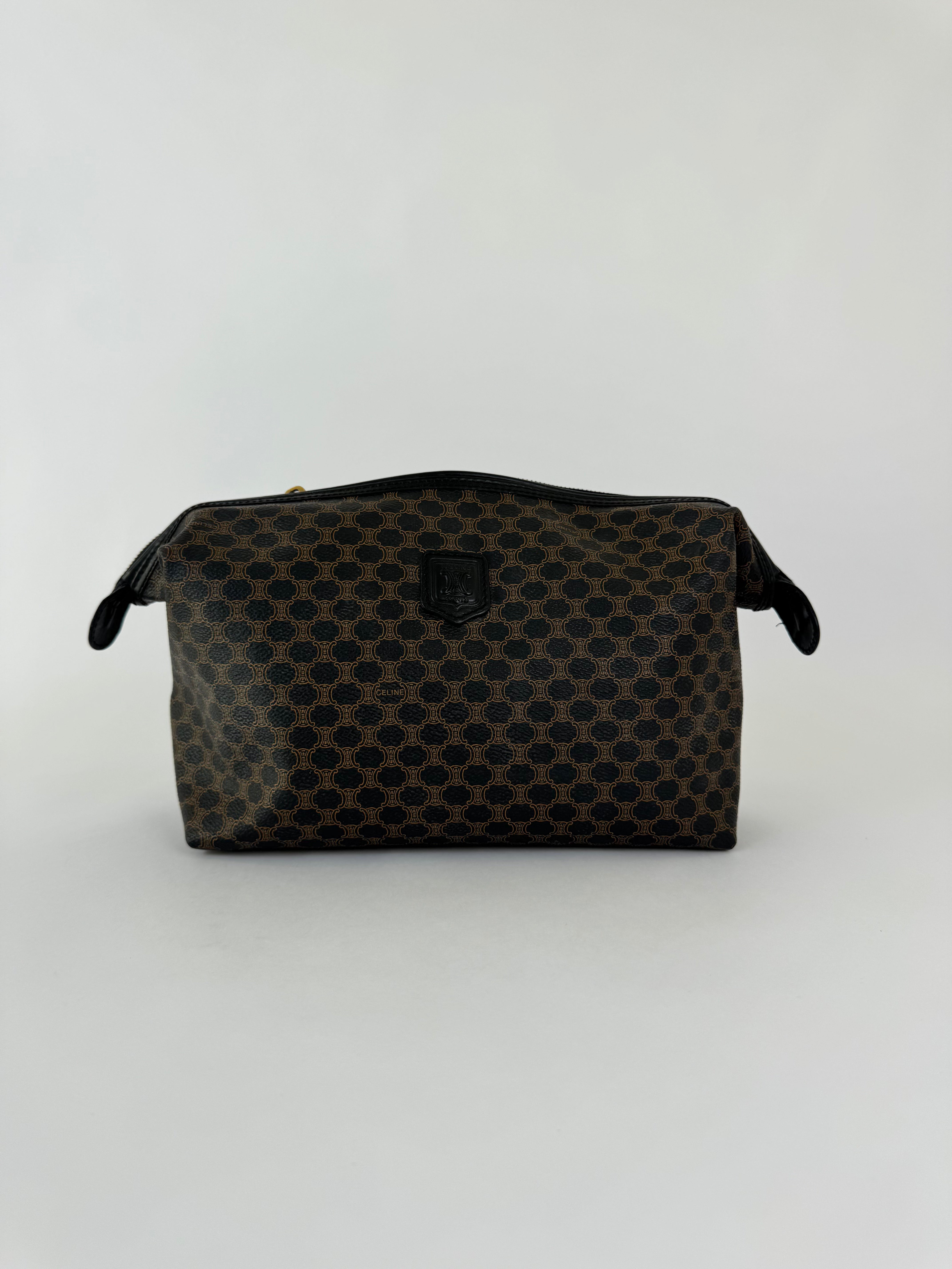 Celine Vintage Macadam Pouch Large