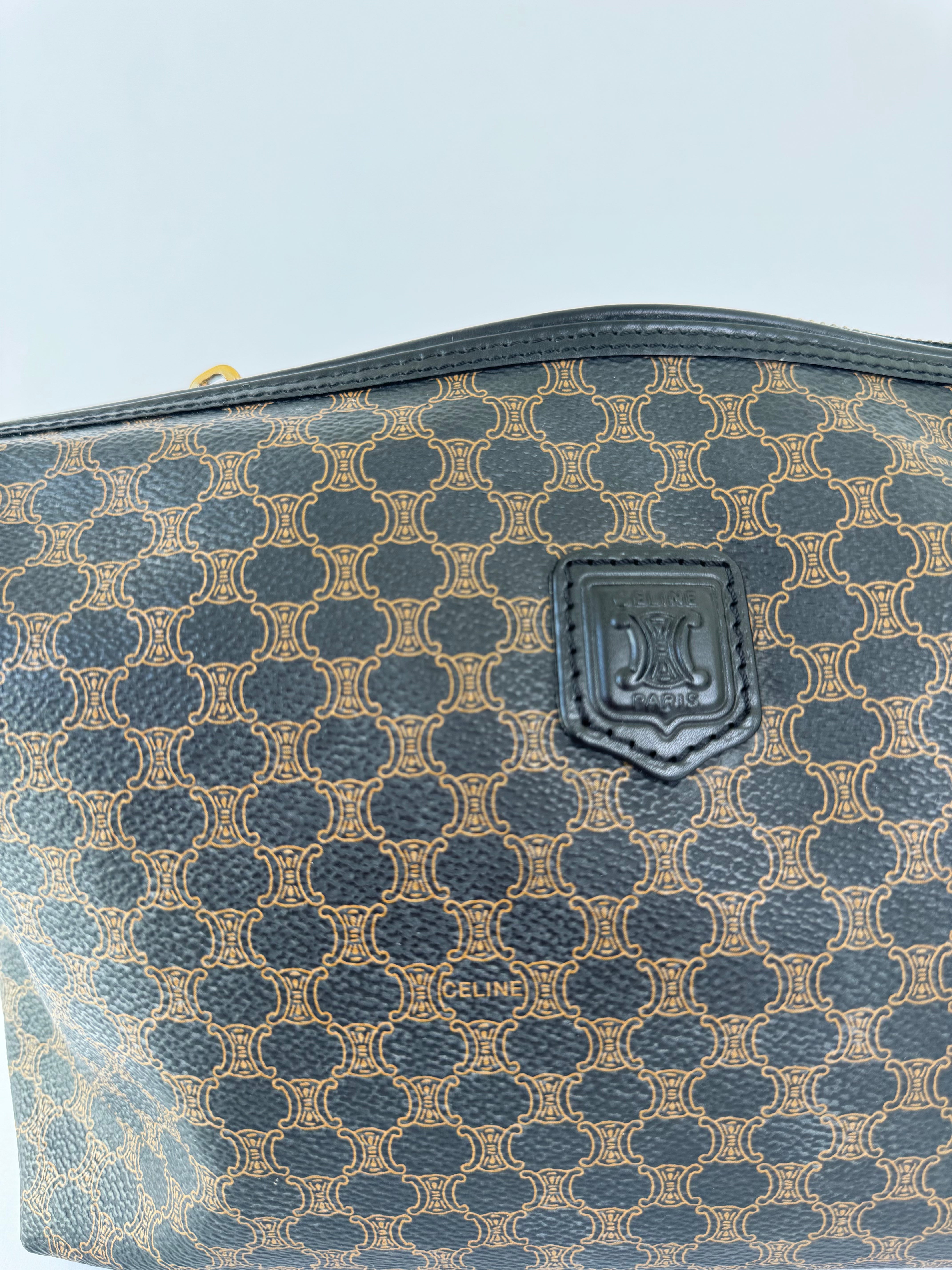 Celine Vintage Macadam Pouch Large