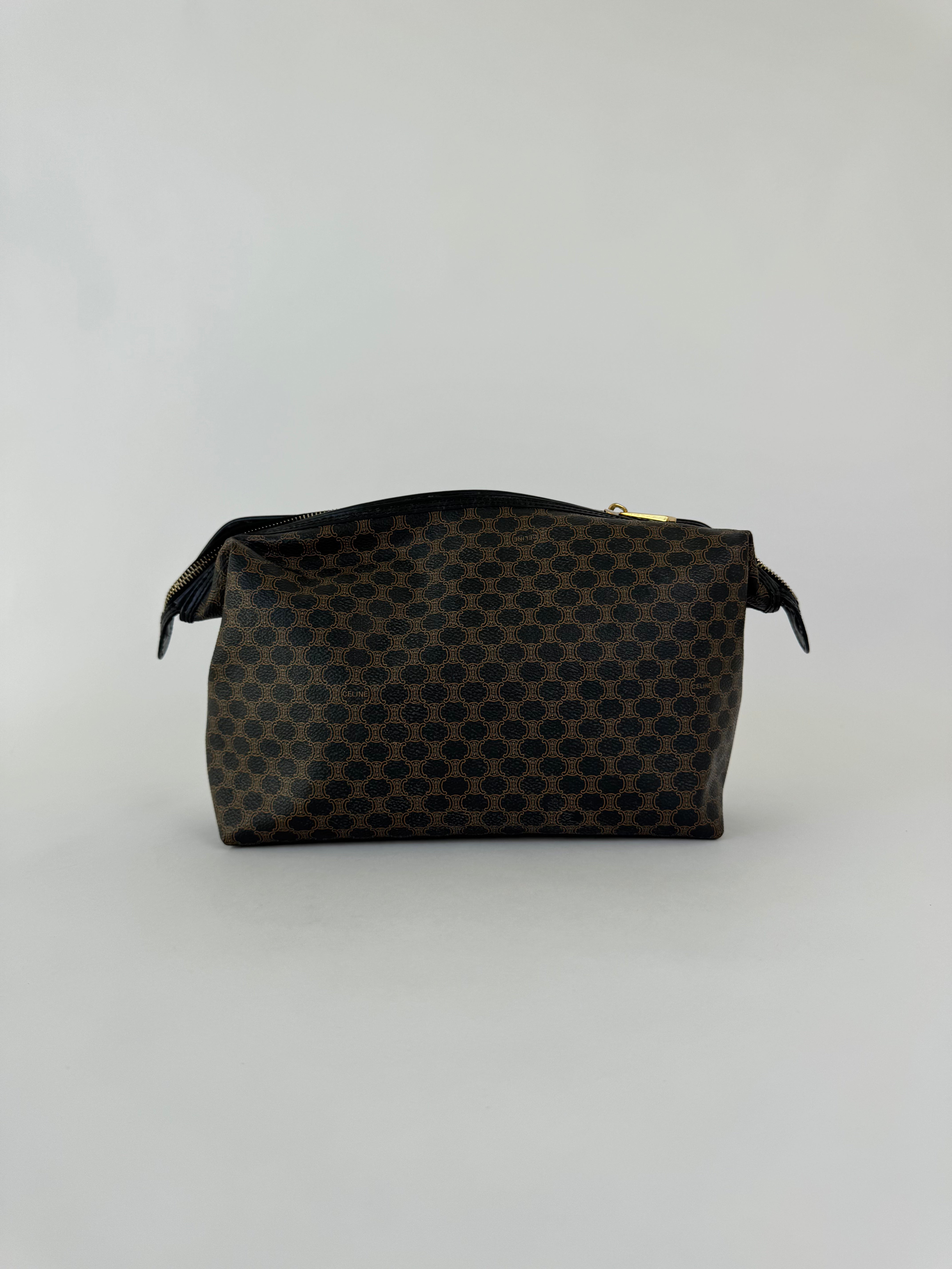Celine Vintage Macadam Pouch Large