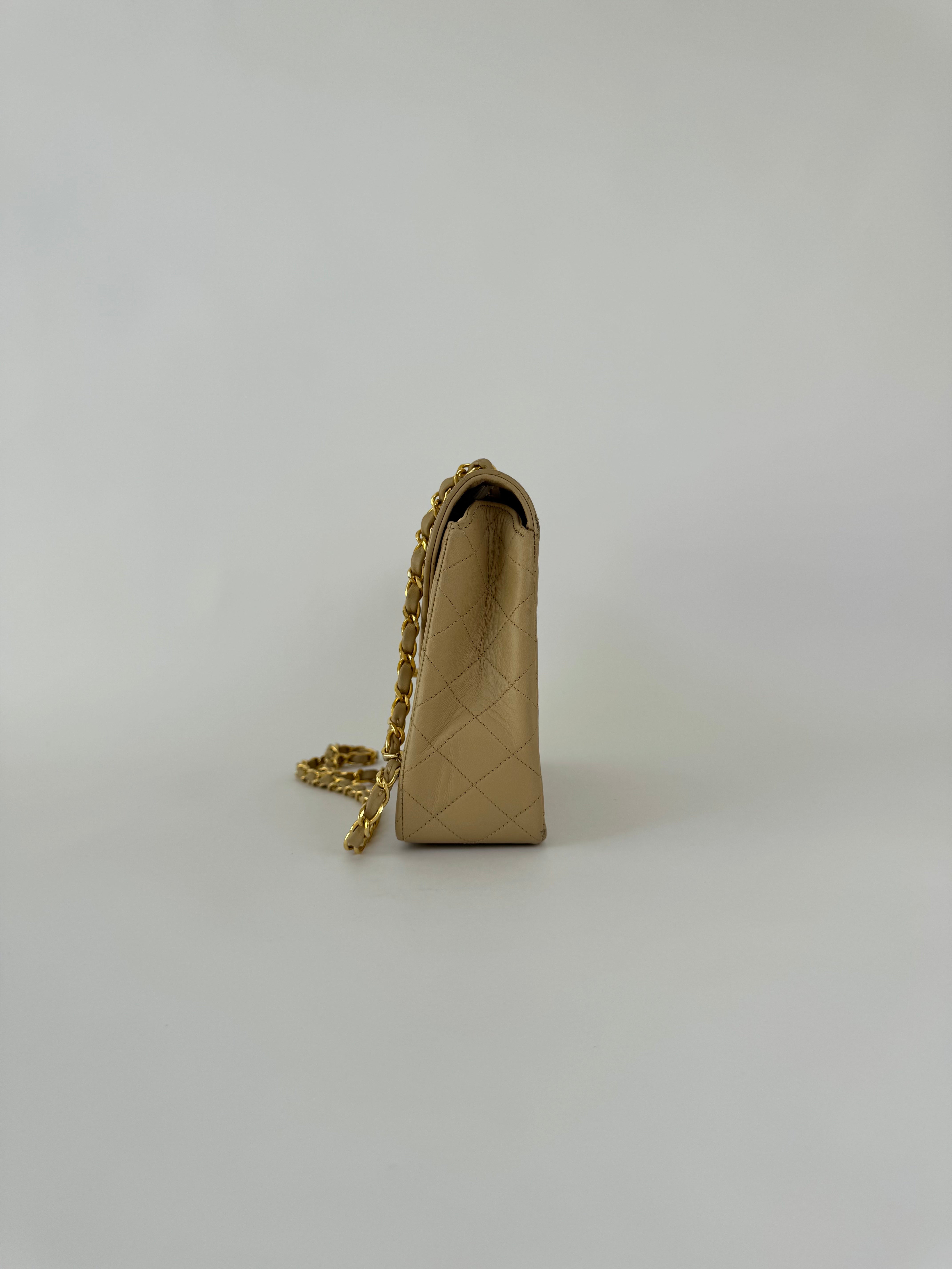 Chanel Vintage Calfskin Quilted Flap Shoulder Bag