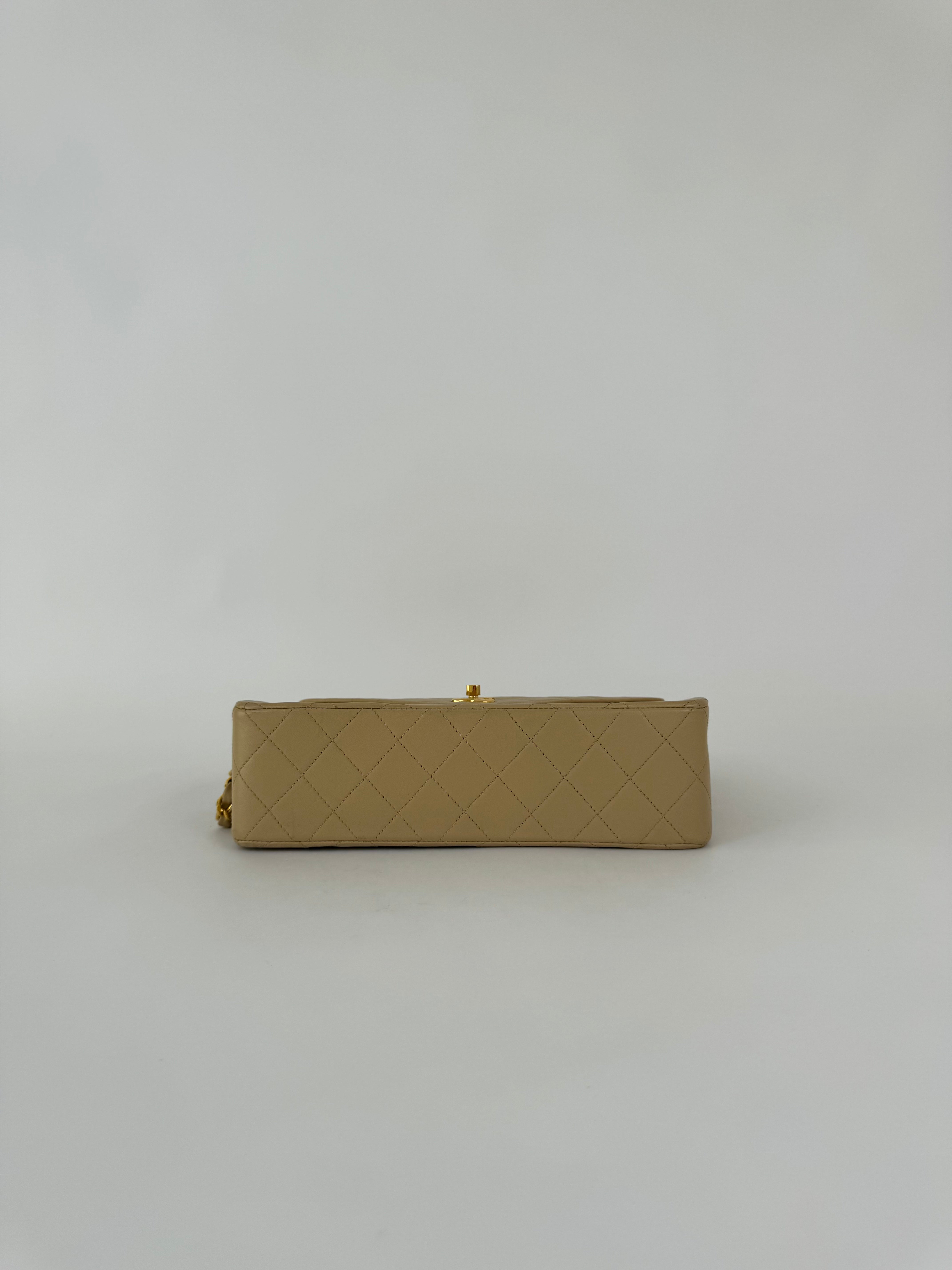 Chanel Vintage Calfskin Quilted Flap Shoulder Bag