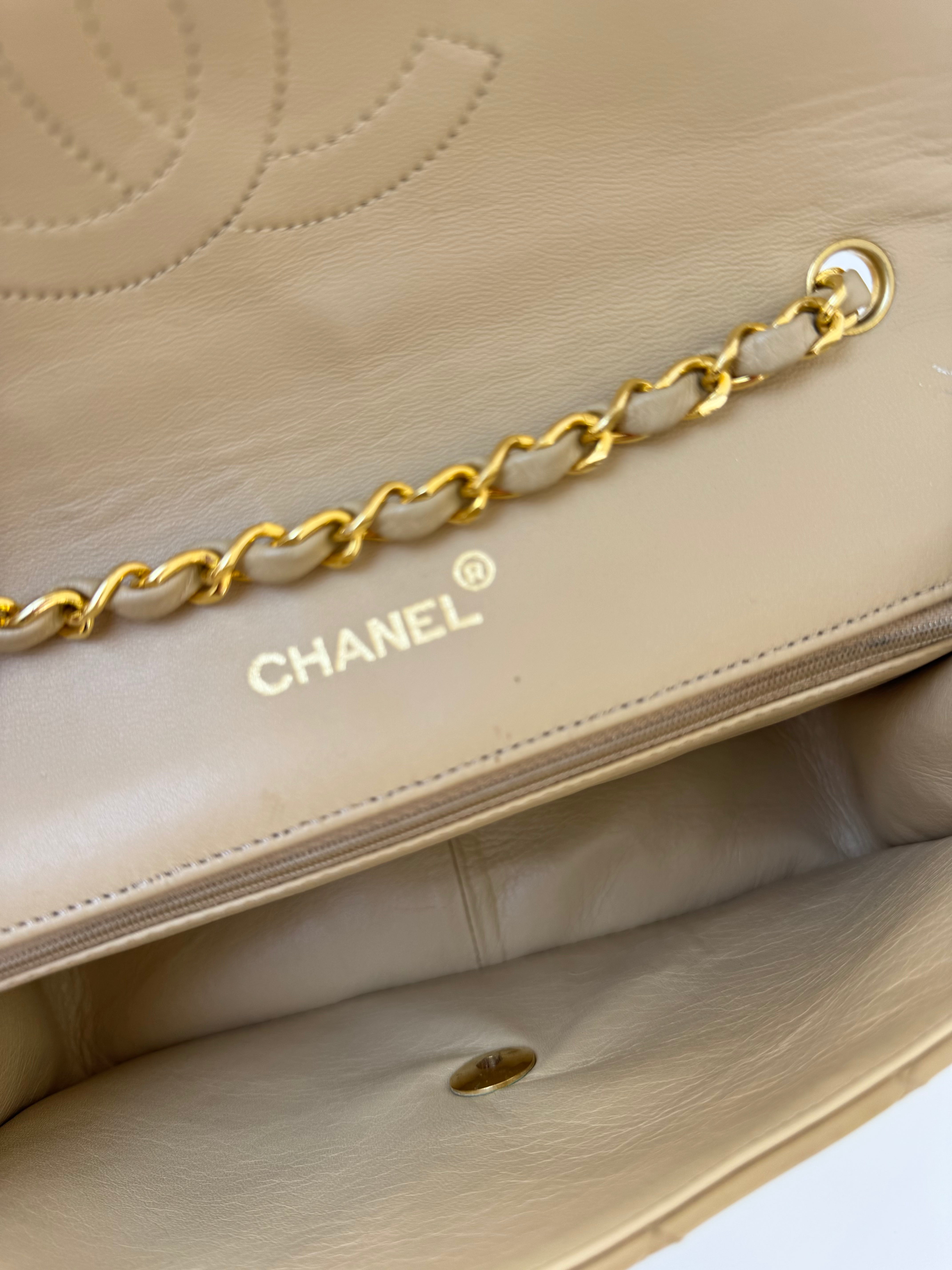 Chanel Vintage Calfskin Quilted Flap Shoulder Bag