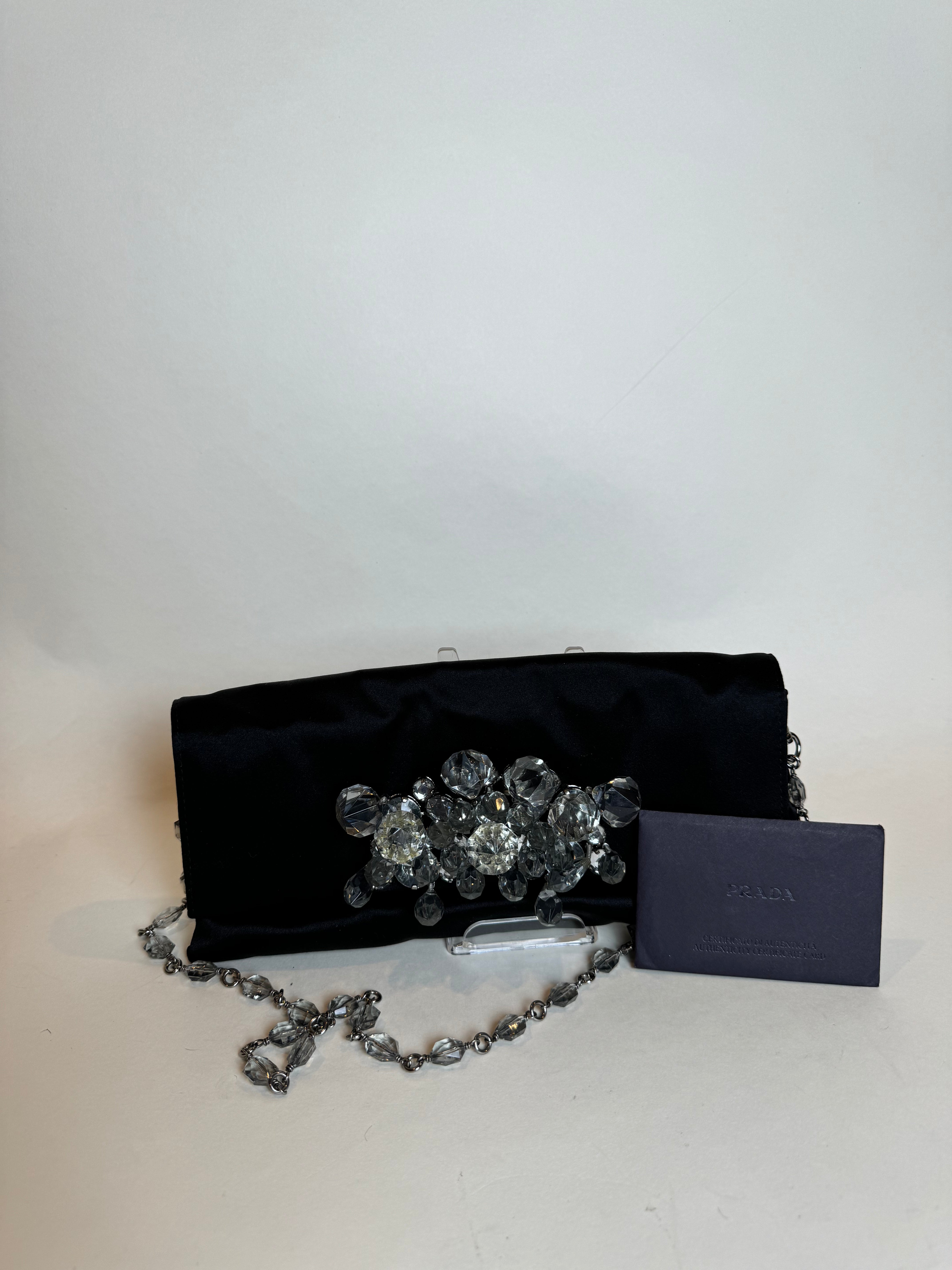 Prada Satin Clutch