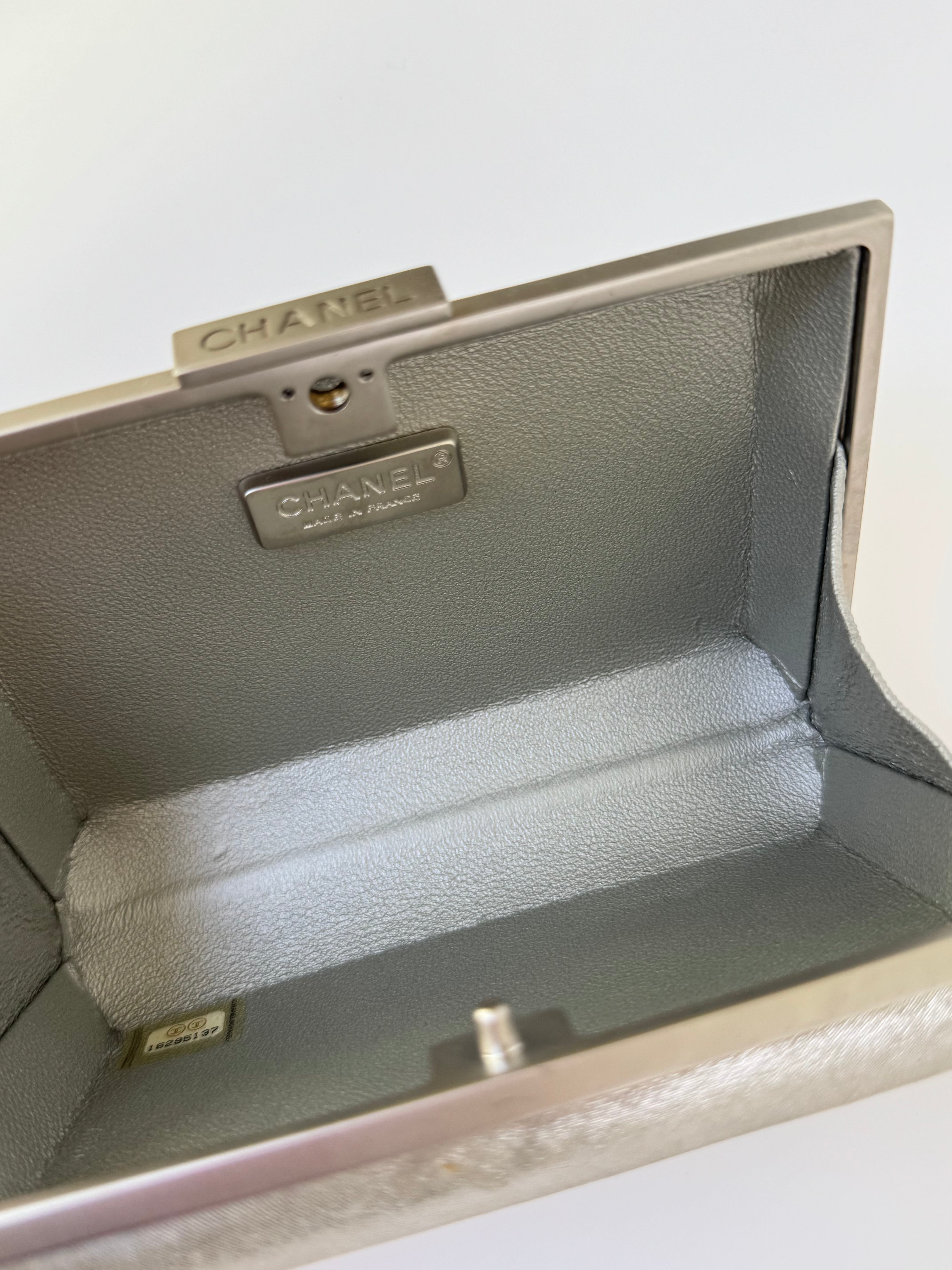 Chanel Metallic Evening Clutch