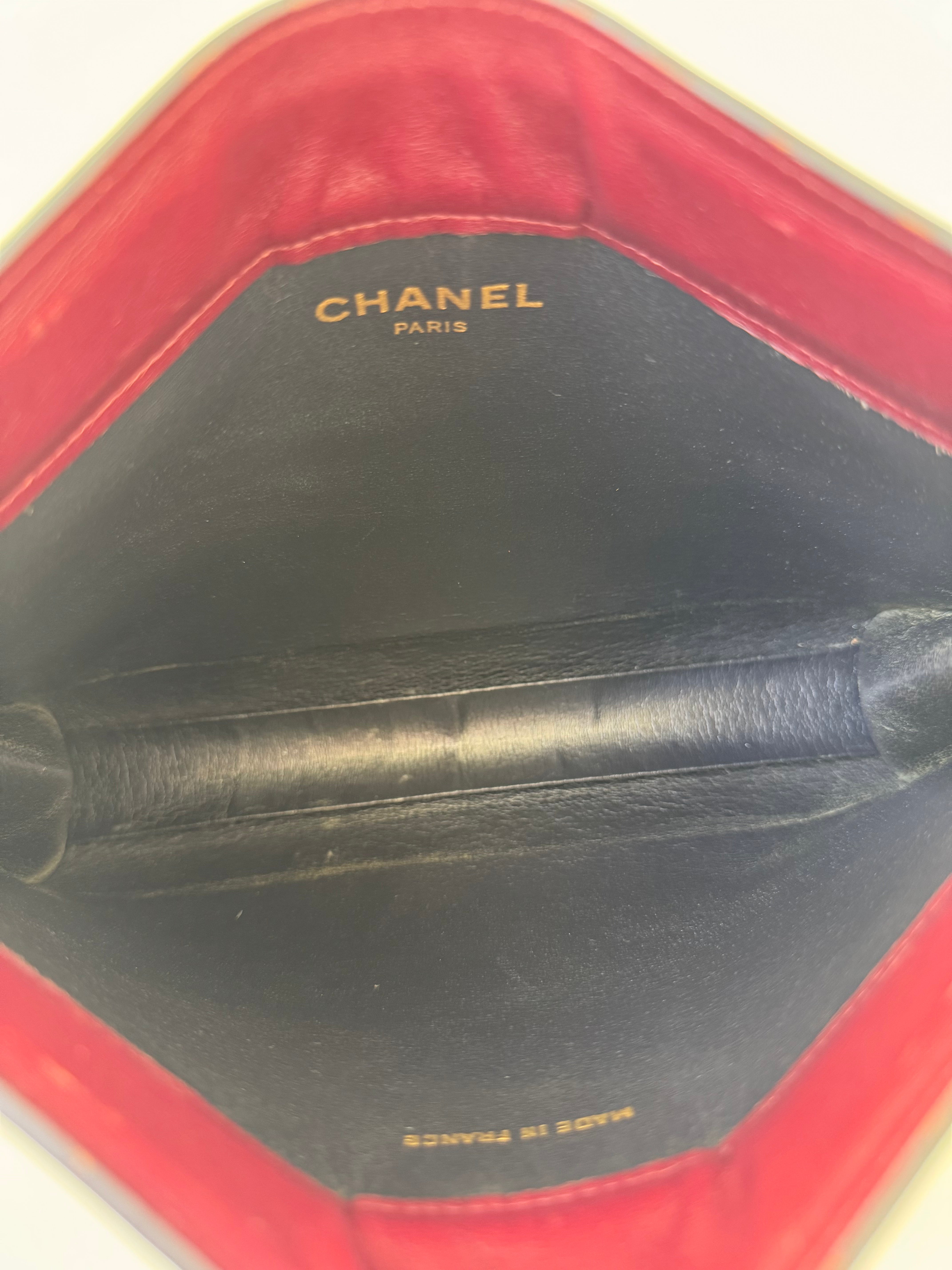 Chanel Bordeaux CC Vintage Clutch Rare