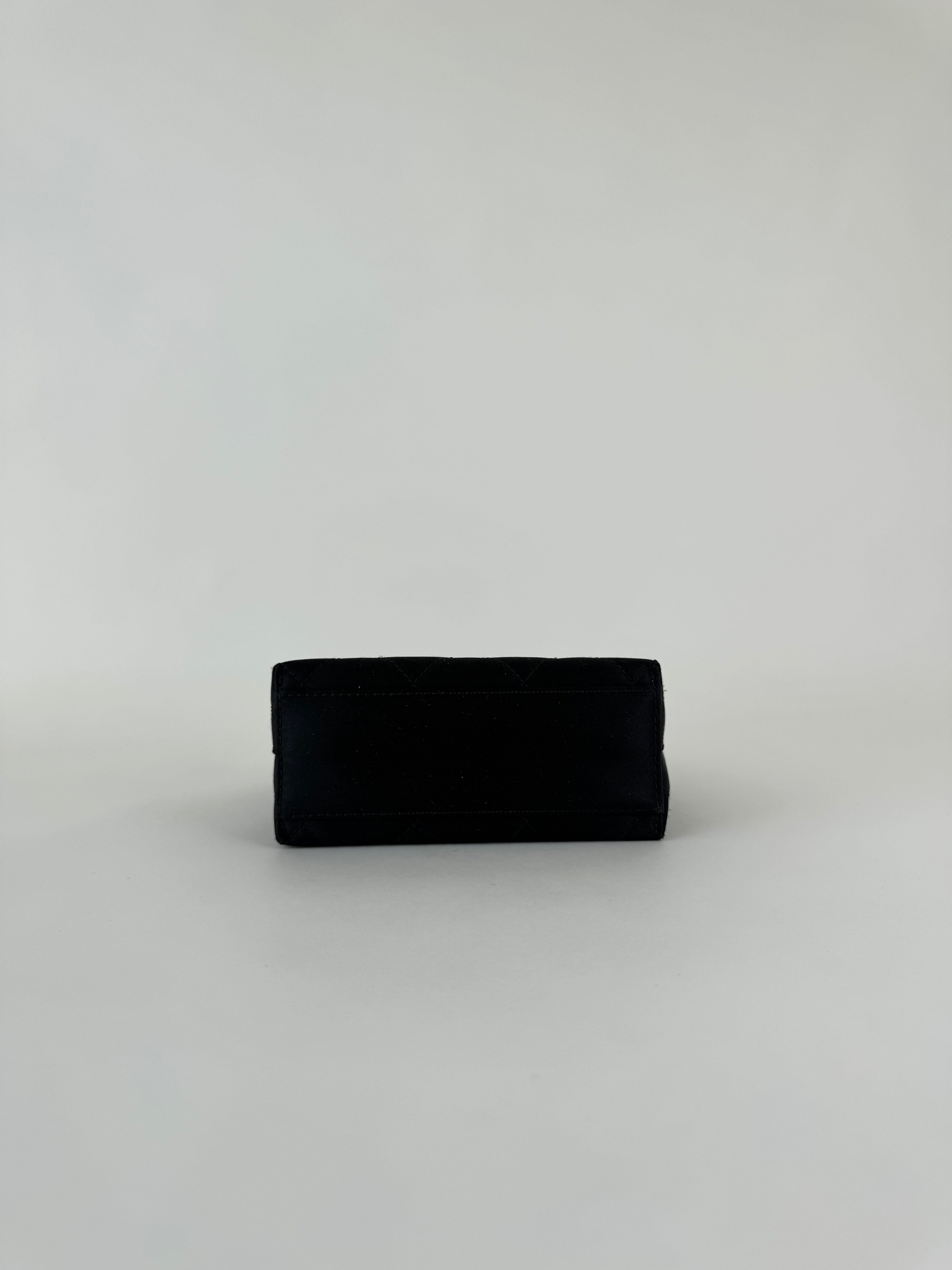 Chanel Quilted Satin Evening Bag Rare