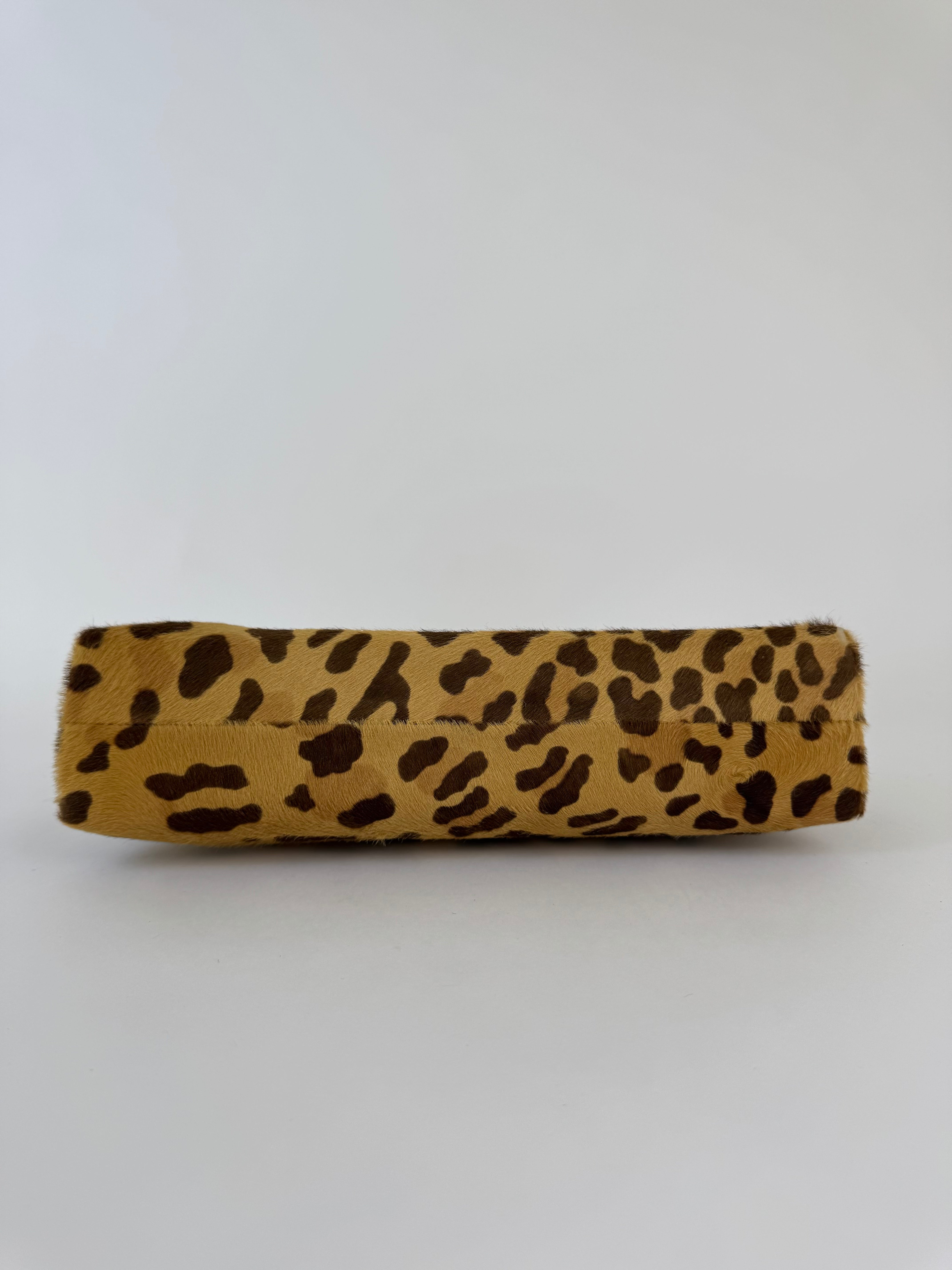 Prada Vintage Leopard Shoulder Bag