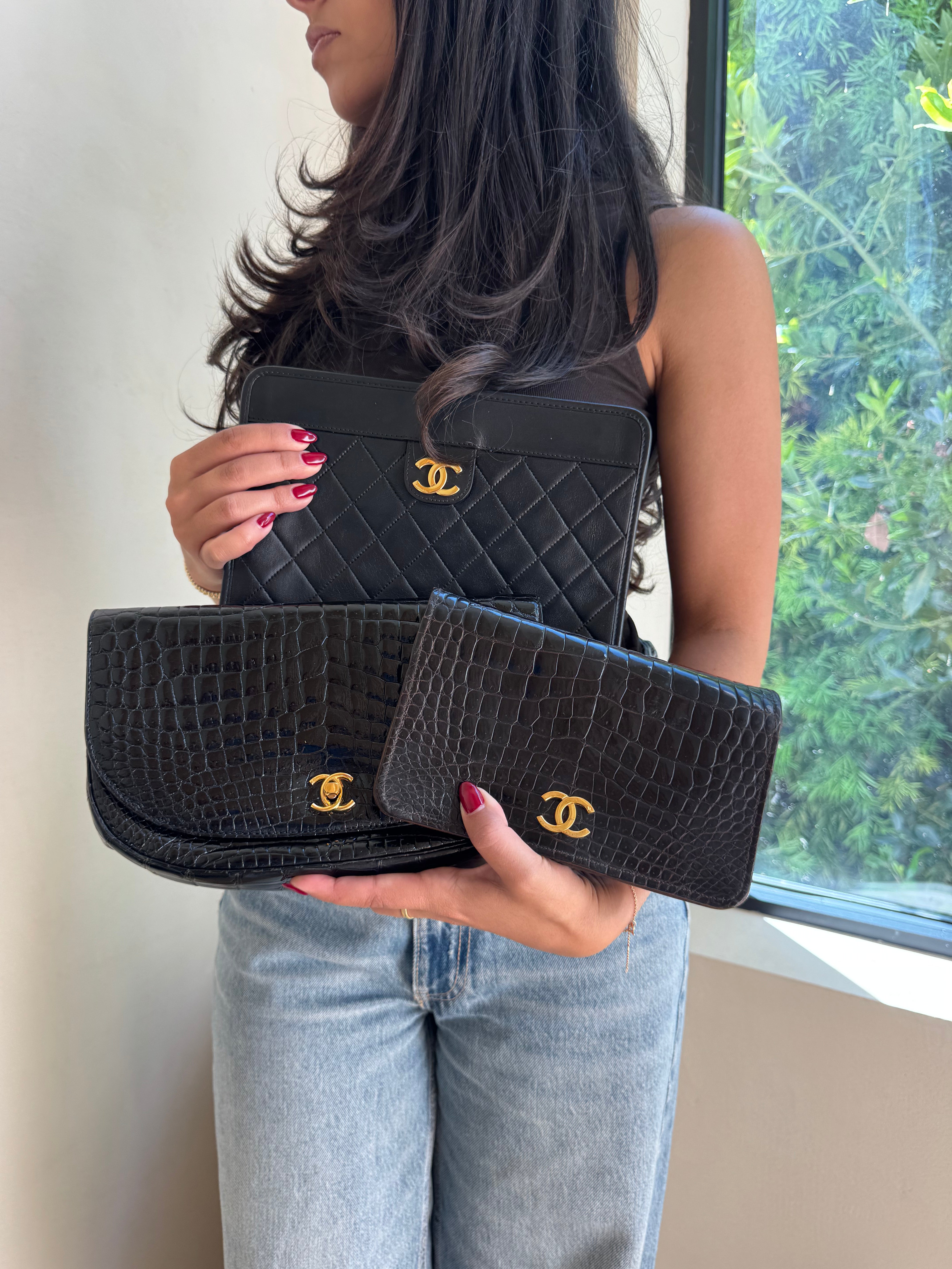 Chanel Matelasse Clutch Small