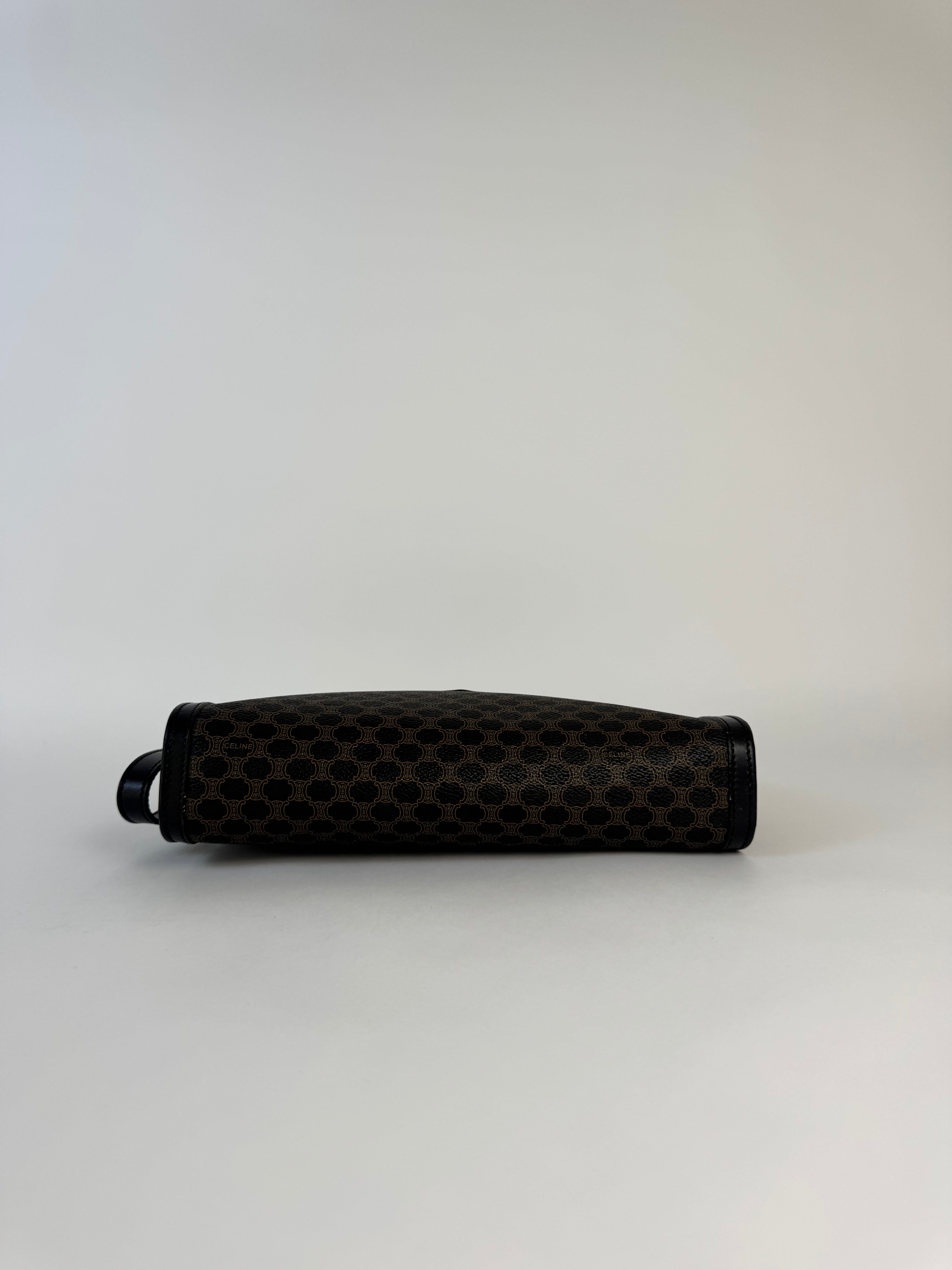 Celine Macadam Brown Clutch